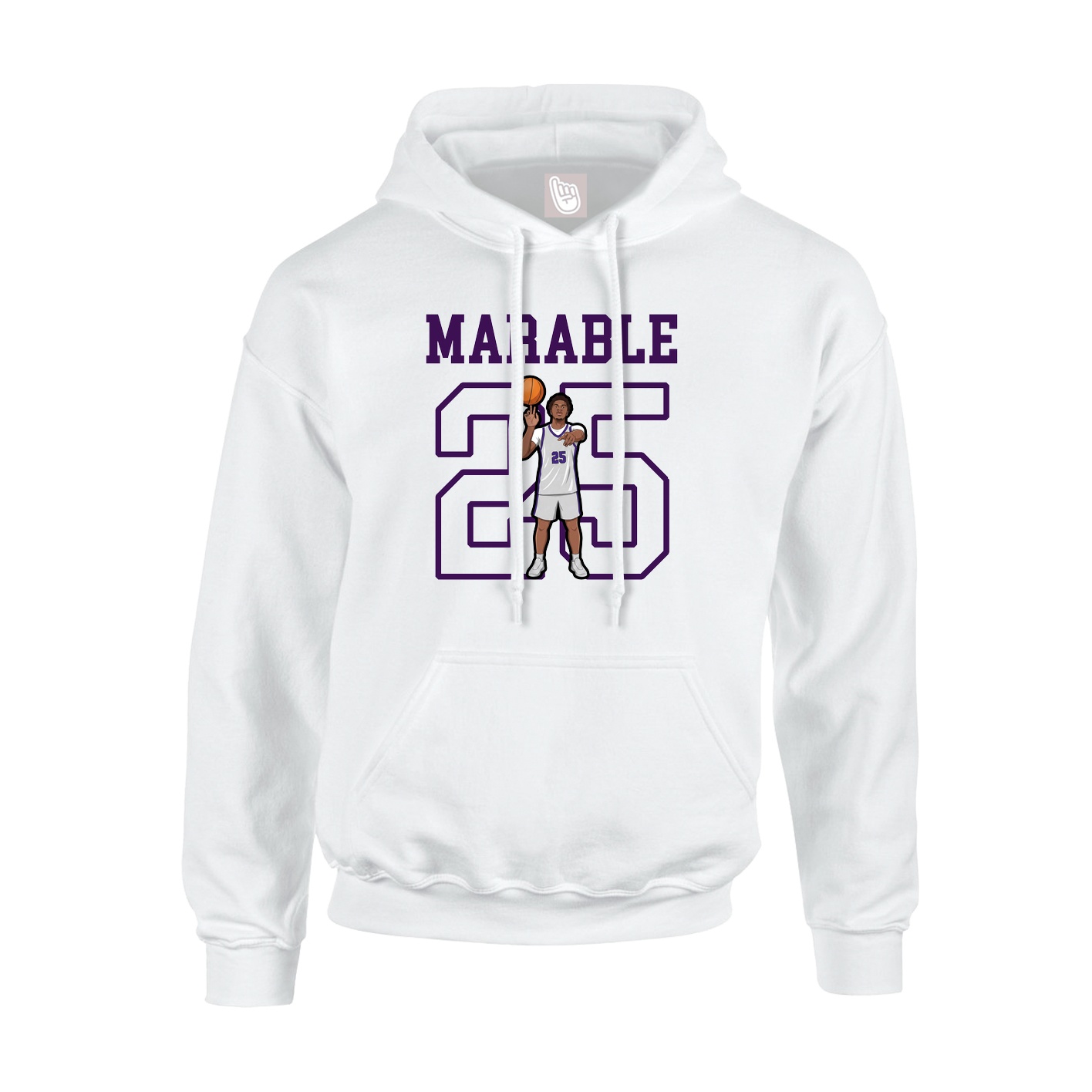 Youth Hoodie — Shirsey in White
