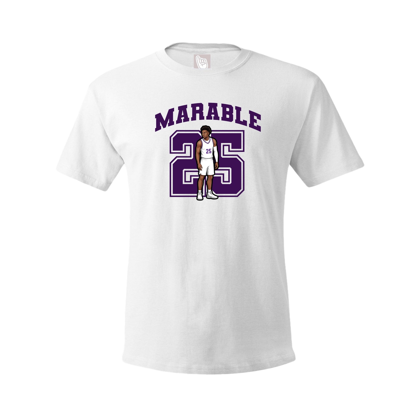 Tee — Number in White