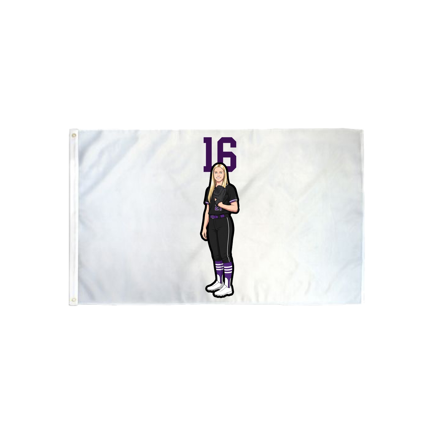 3x5 Flag — Number Top in Classic