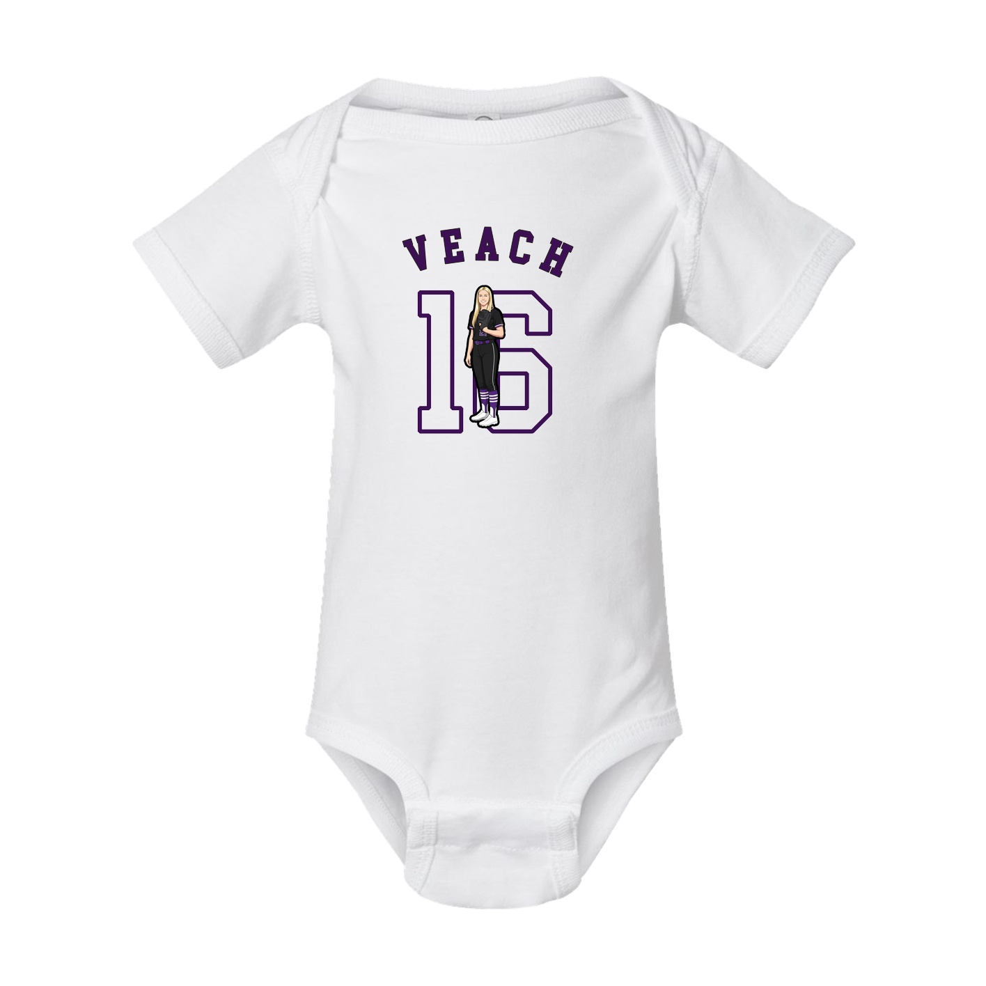 Baby Onesie — Shirsey Arch in White