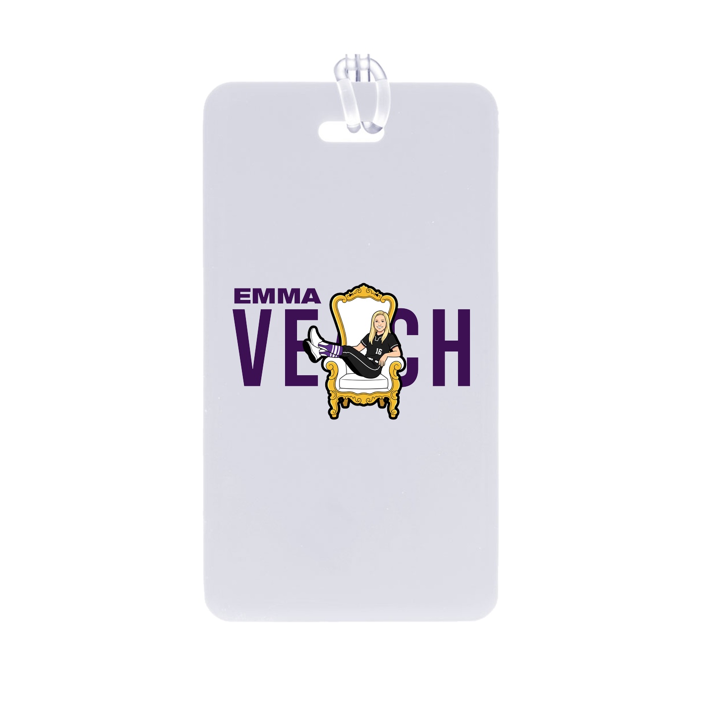 Bag Tag — Player Name in Classic