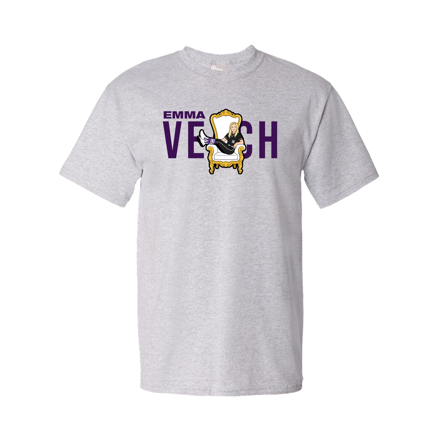 Tee — Player Name in Grey