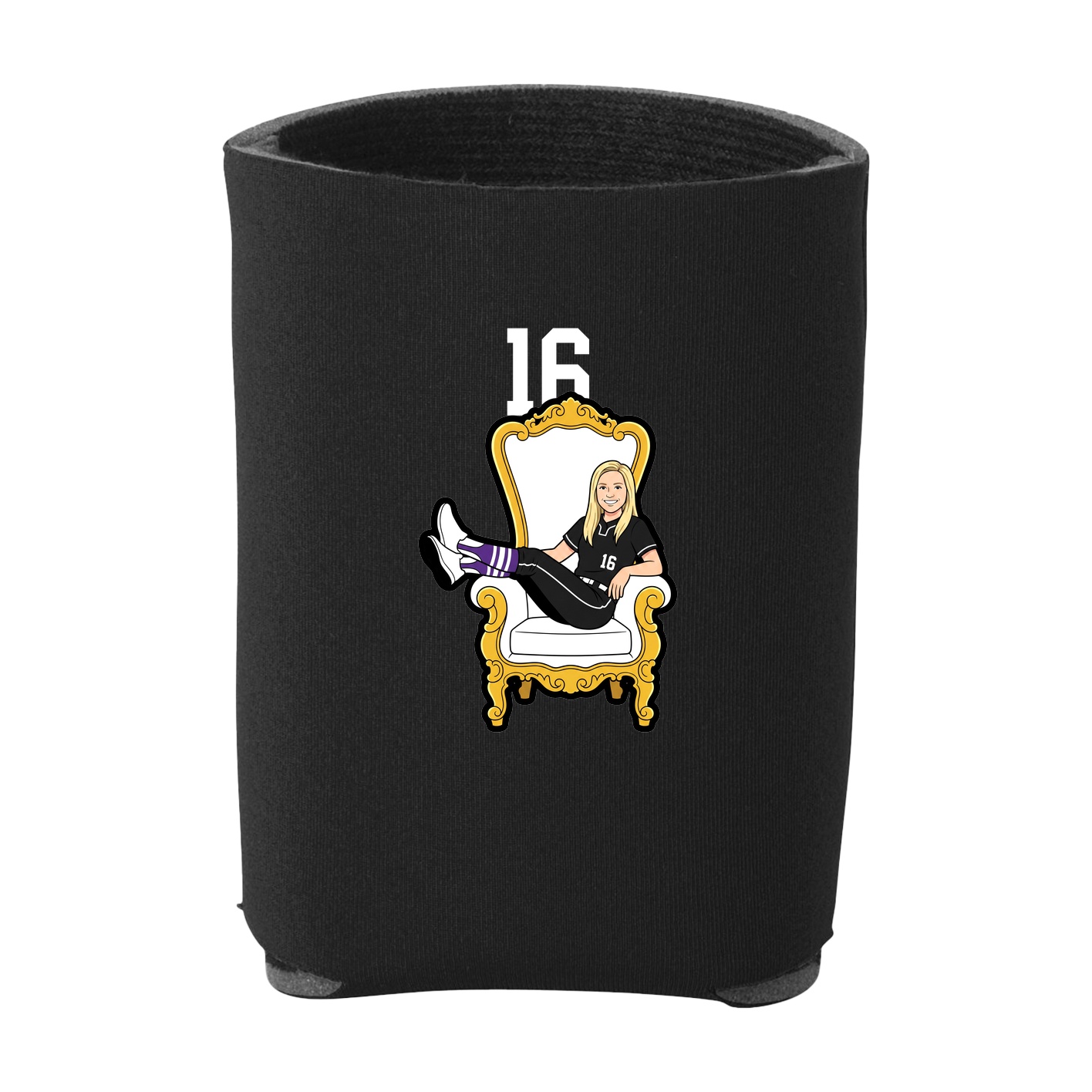 Can Holder — Number Top in Black