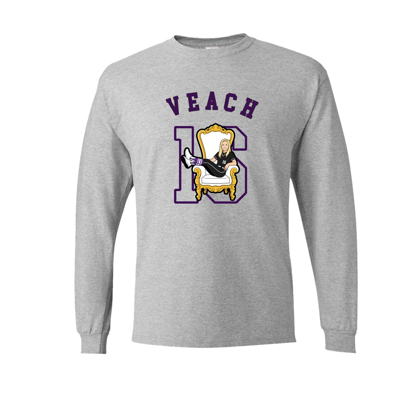 Long Sleeve Tee — Shirsey Arch in Grey