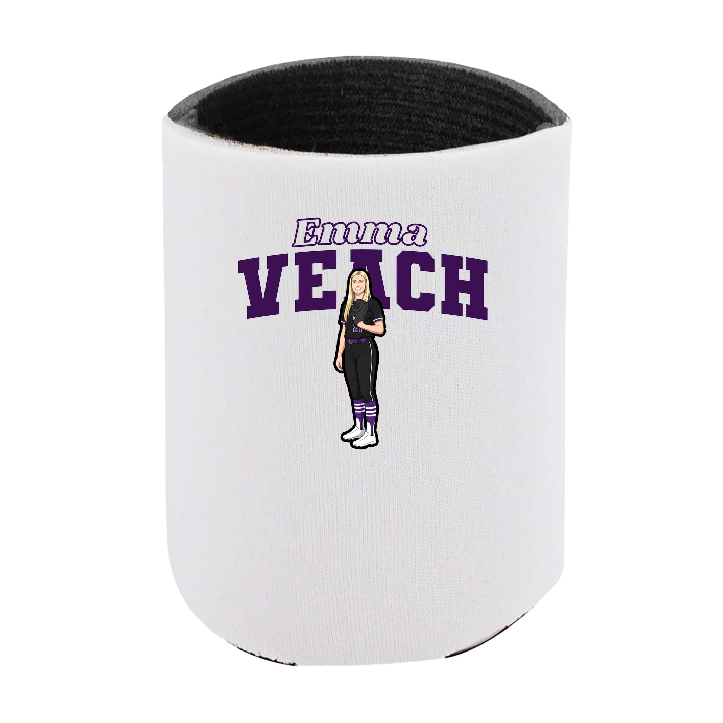 Can Holder — Name Arch in White