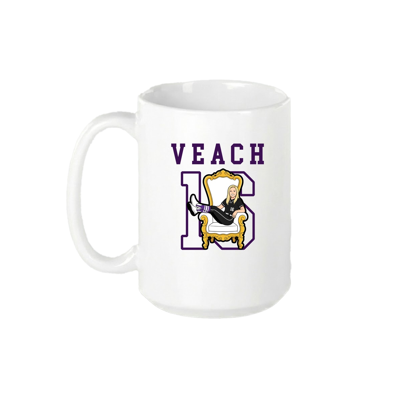 15oz Coffee Mug — Shirsey in White