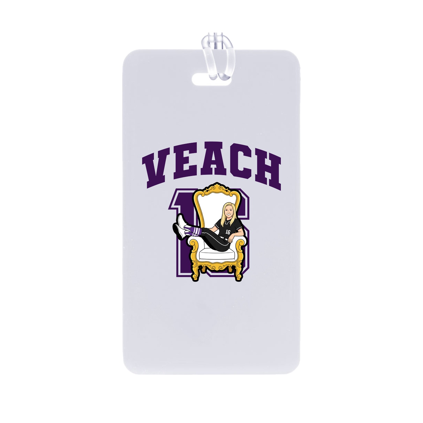 Bag Tag — Number in Classic