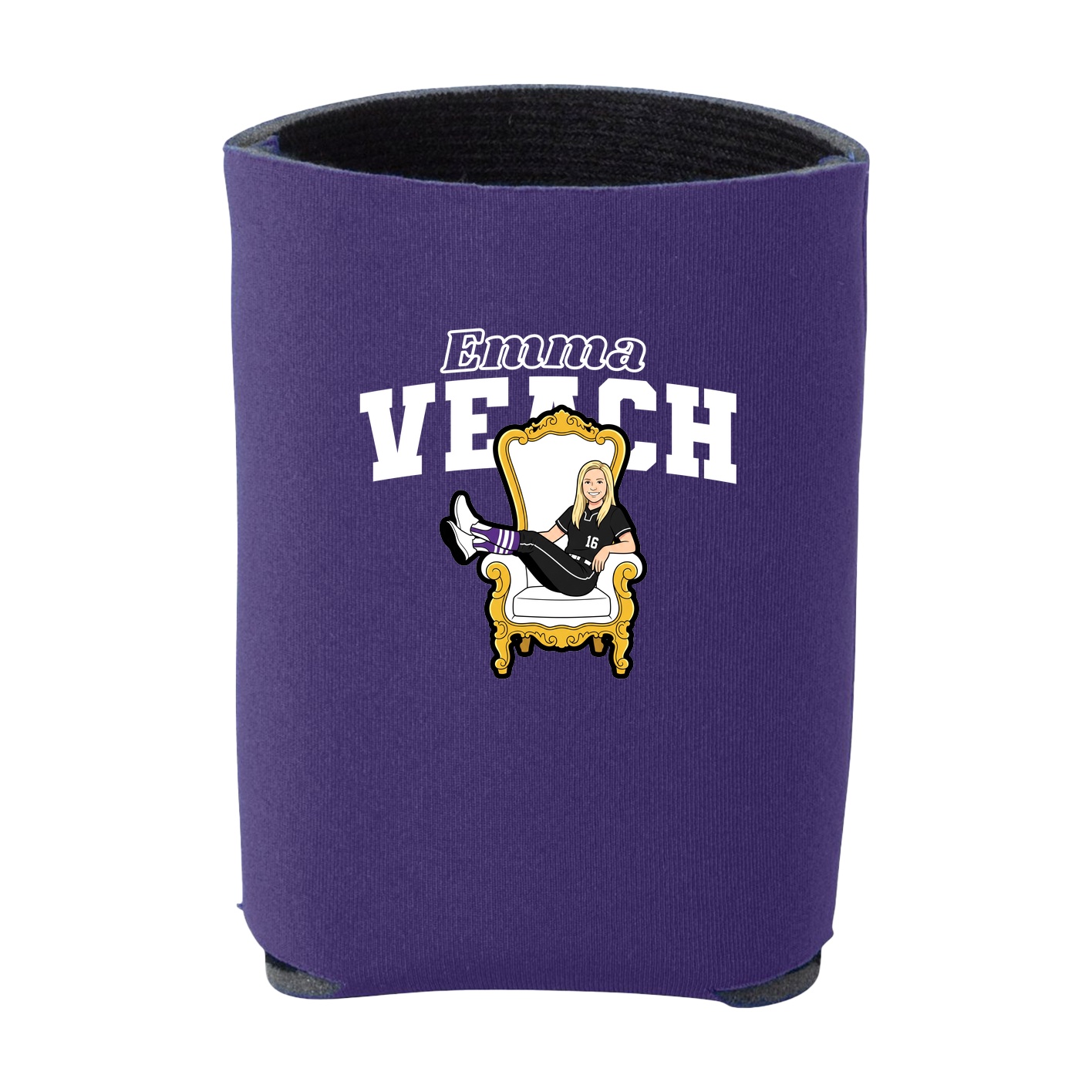 Can Holder — Name Arch in Purple
