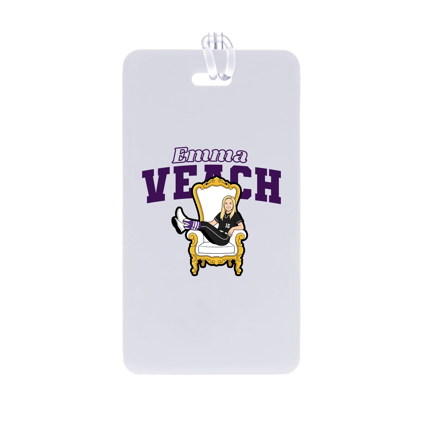 Bag Tag — Name Arch in Classic