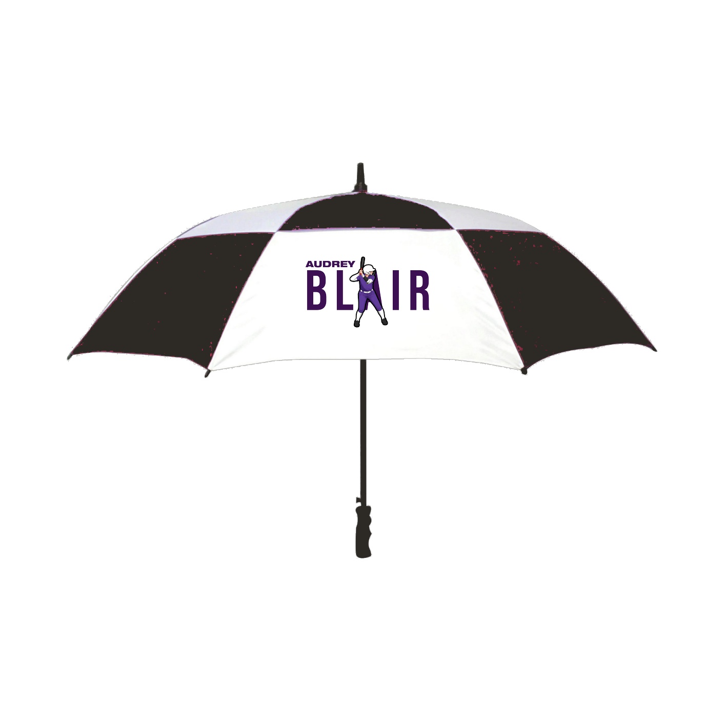 Golf Umbrella — Player Name in Black