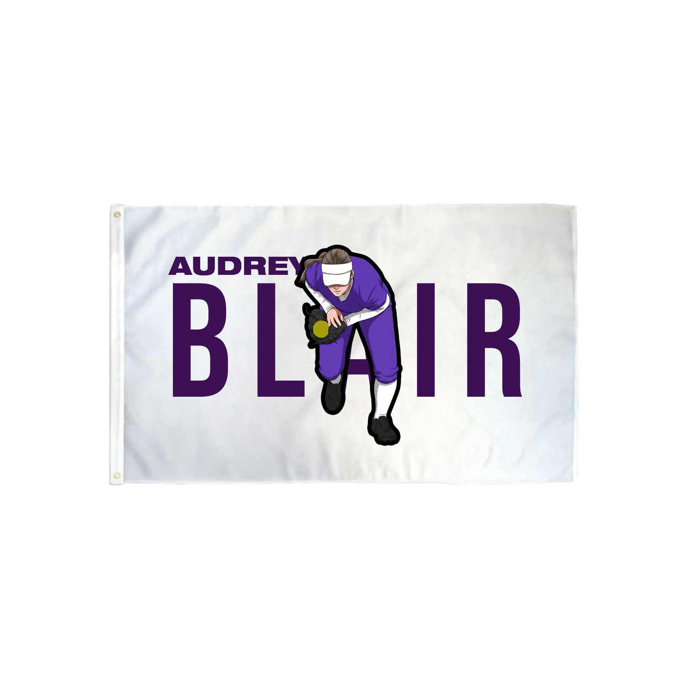 3x5 Flag — Player Name in Classic