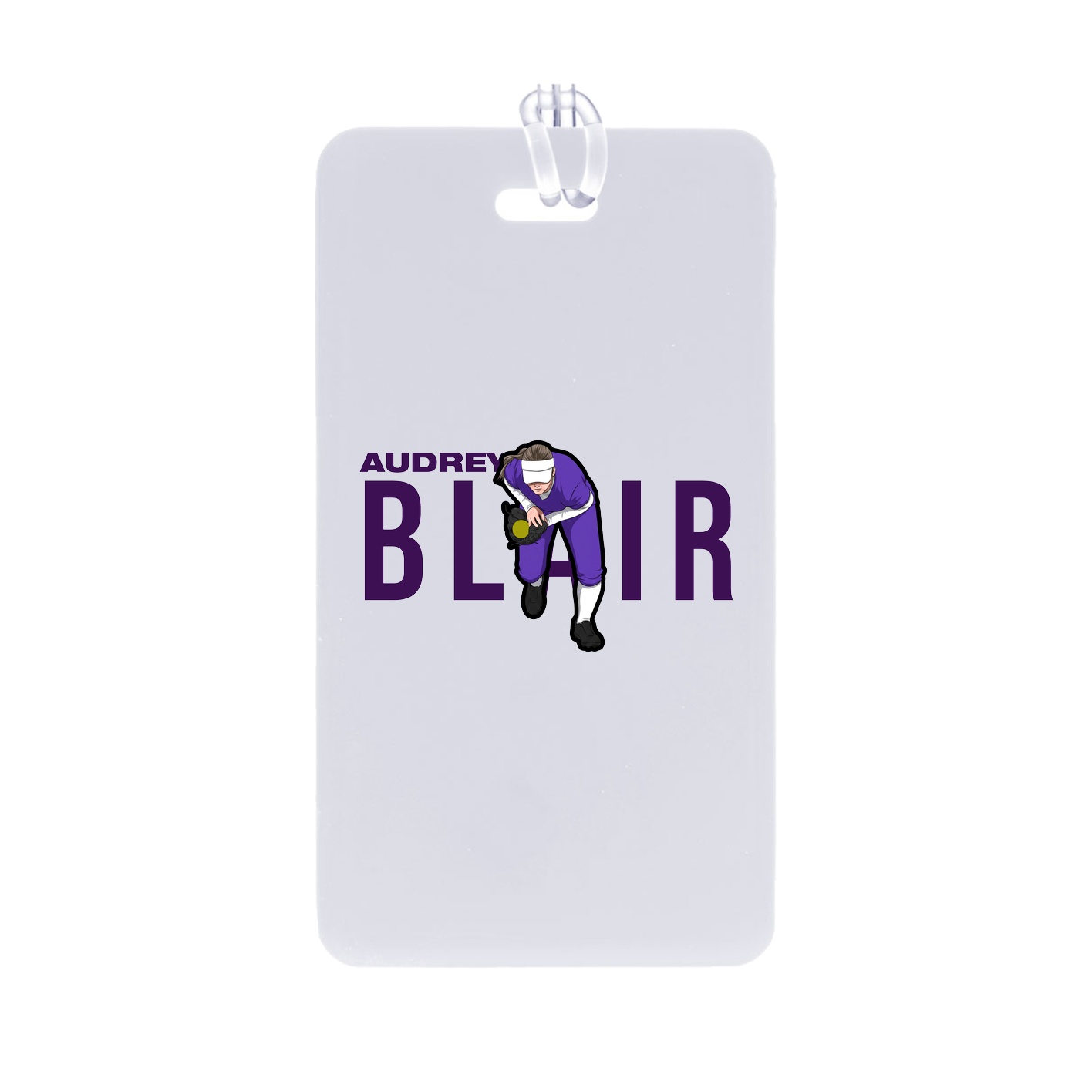 Bag Tag — Player Name in Classic