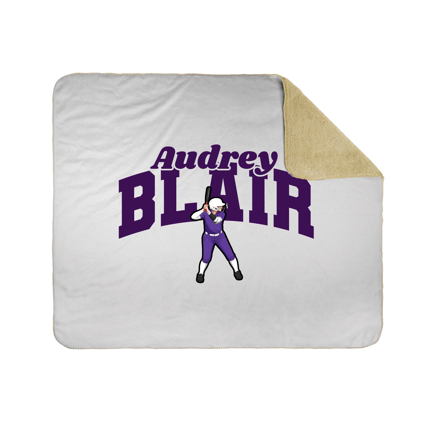 Throw Blanket — Signature Arch in White