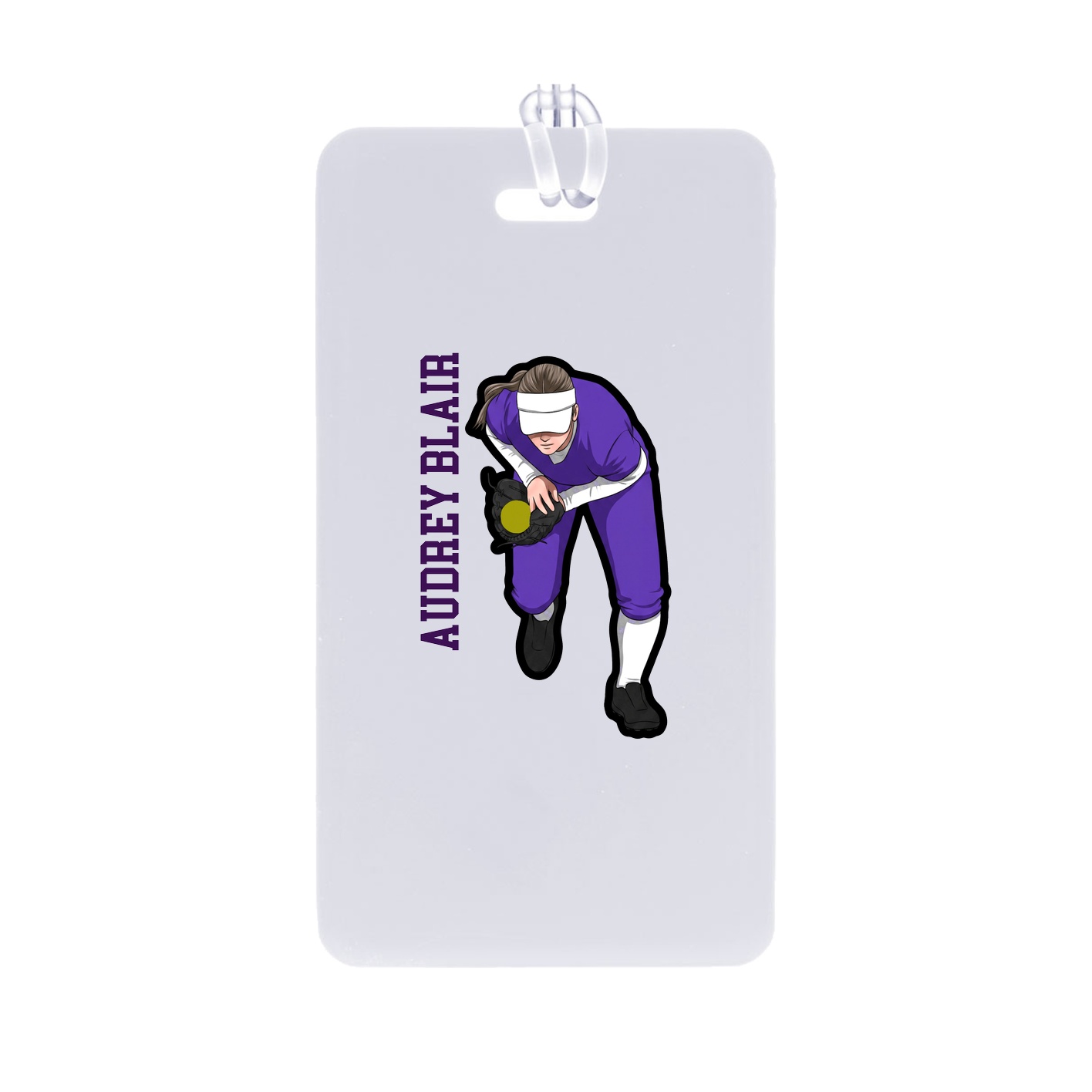Bag Tag — Name Vertical in Classic