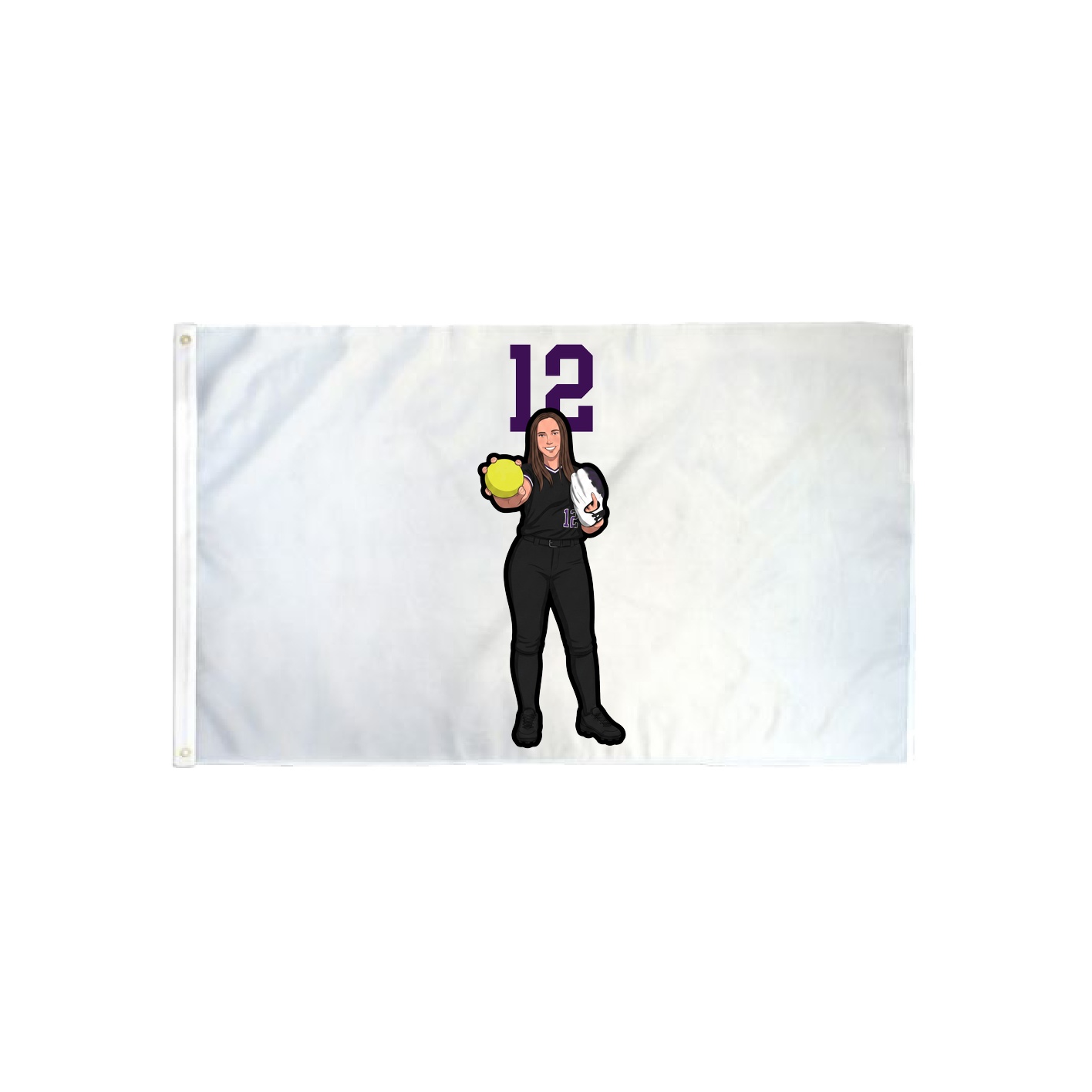 3x5 Flag — Number Top in Classic