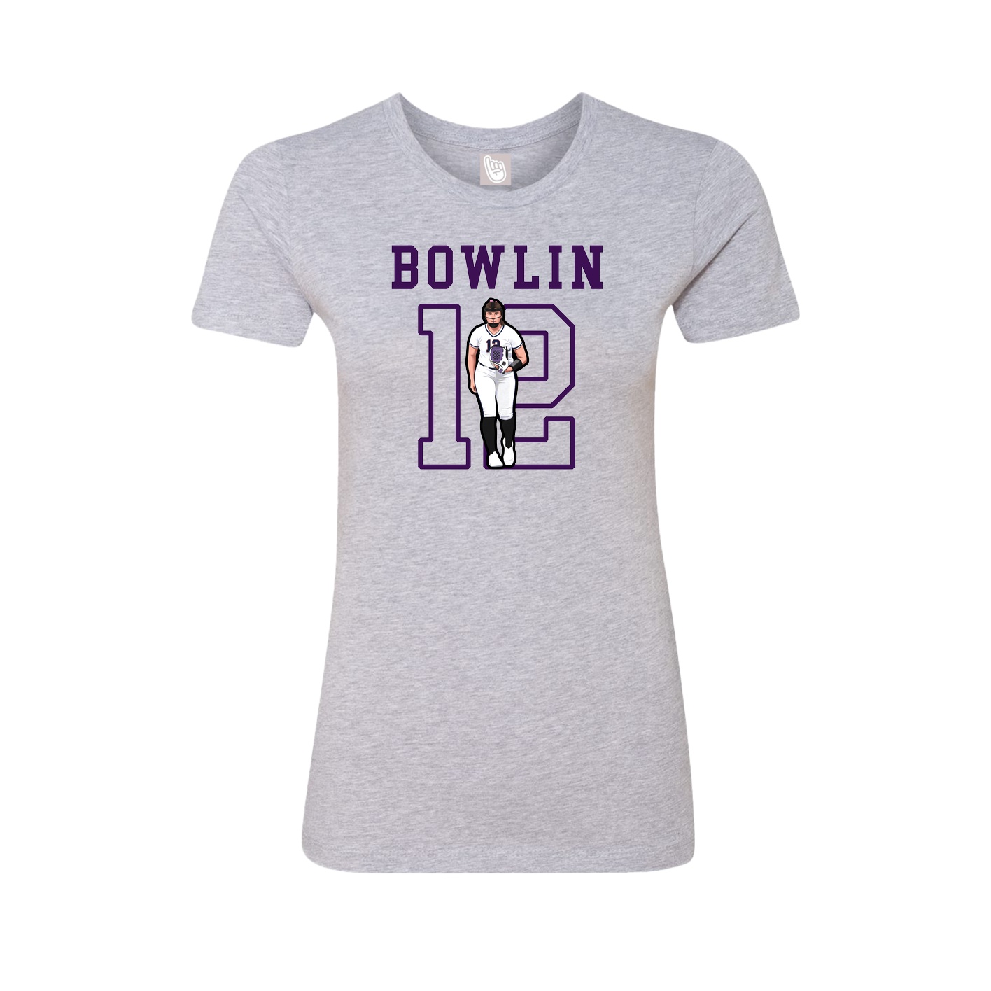 Fitted Women's Tee — Shirsey in Grey