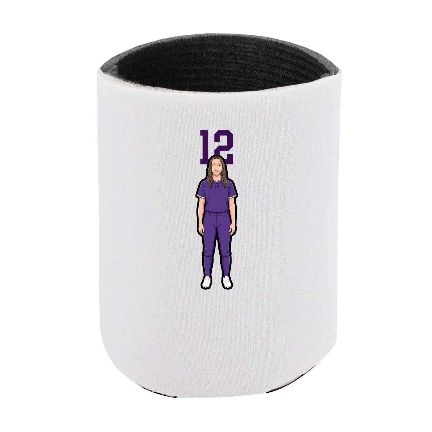 Can Holder — Number Top in White
