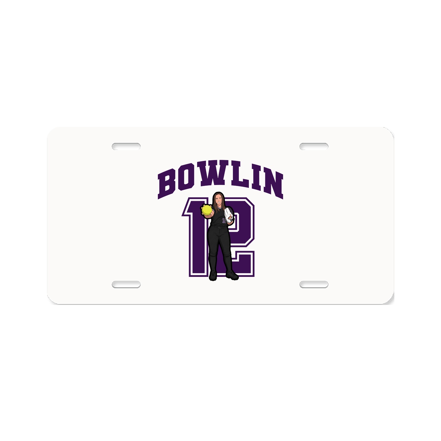 License Plate — Number in Classic