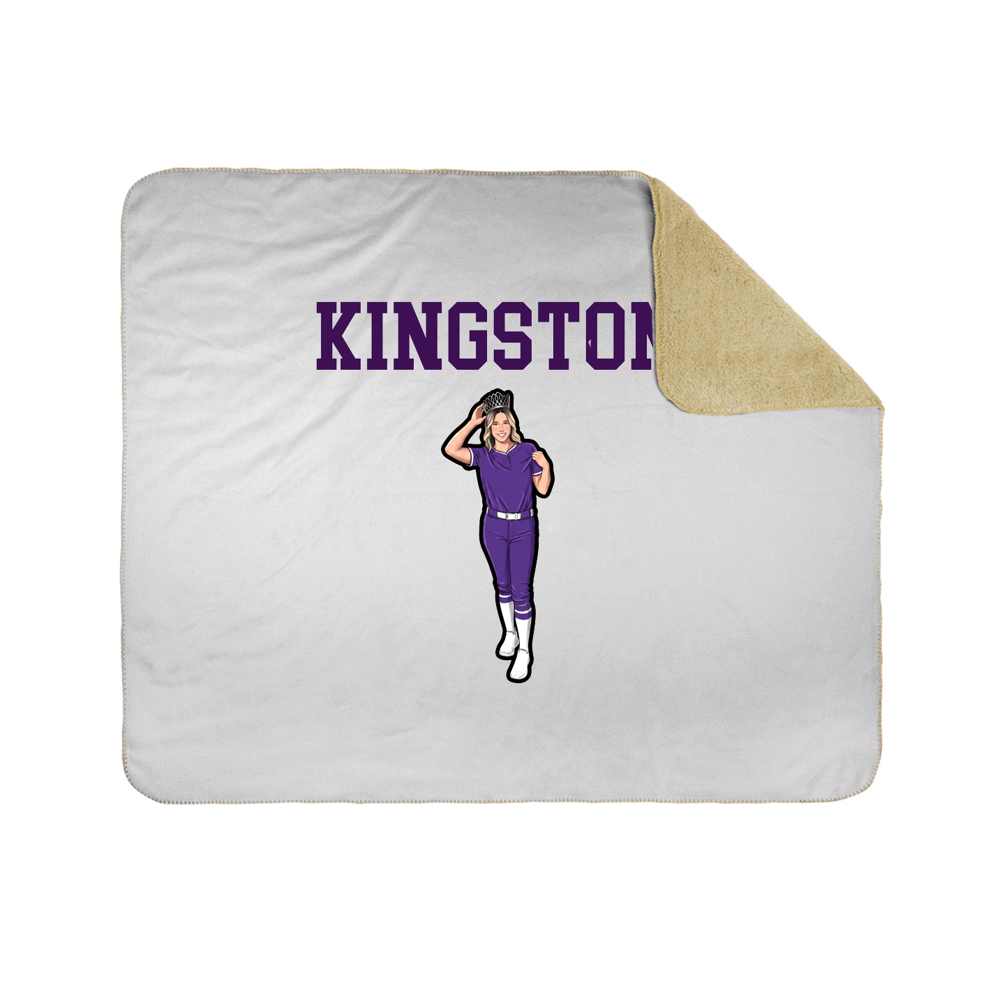 Throw Blanket — Shirsey in White