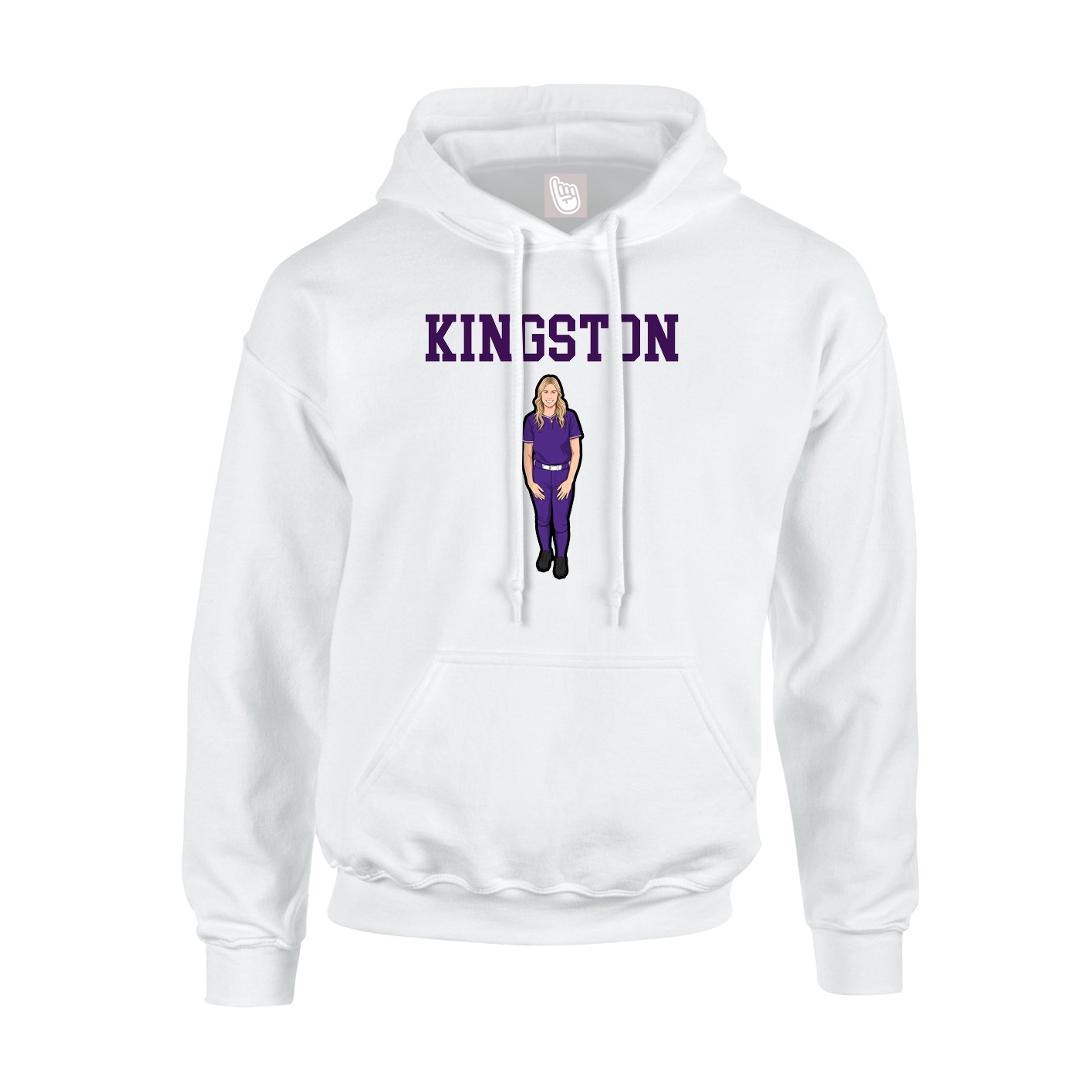 Hoodie — Shirsey in White