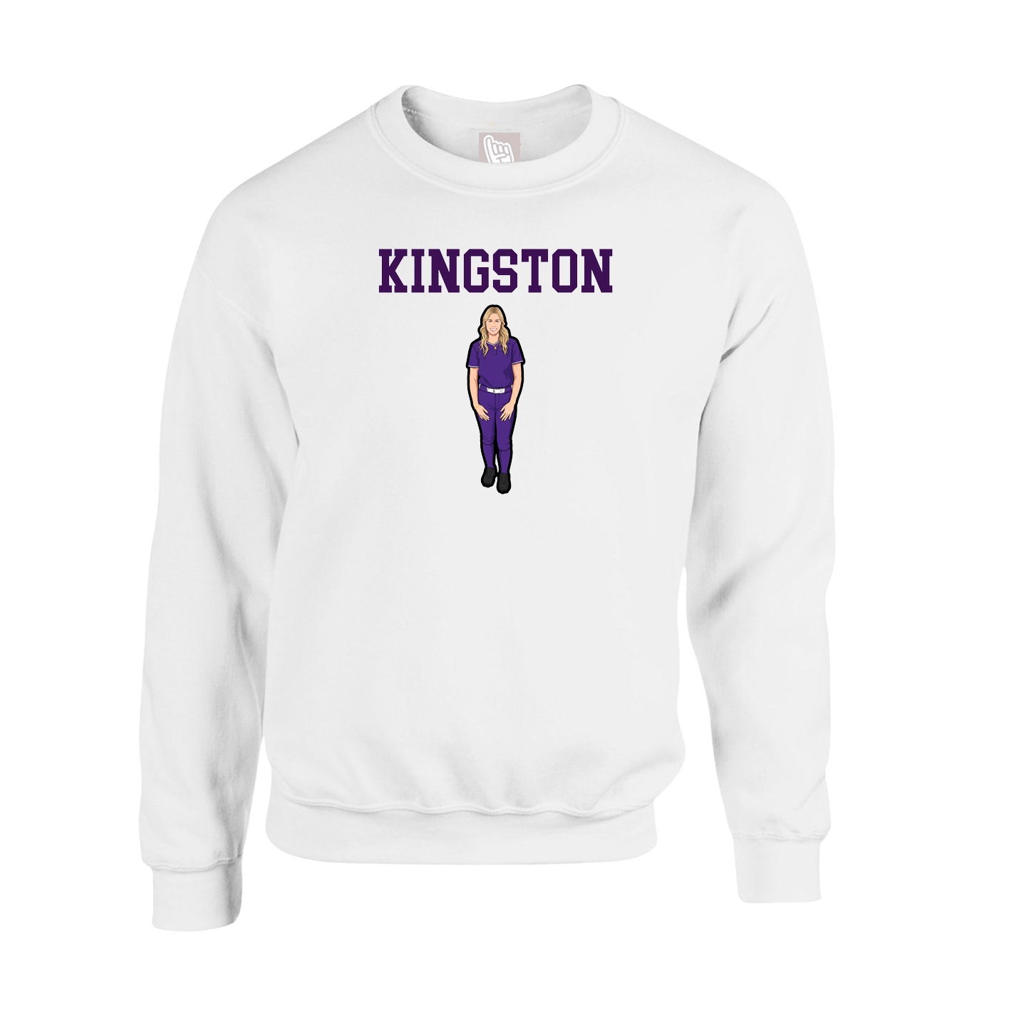 Fleece Crew — Shirsey in White