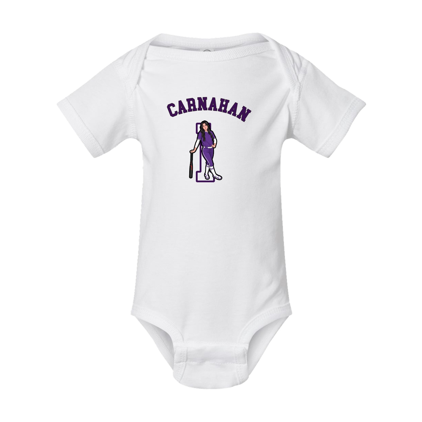 Baby Onesie — Shirsey Arch in White
