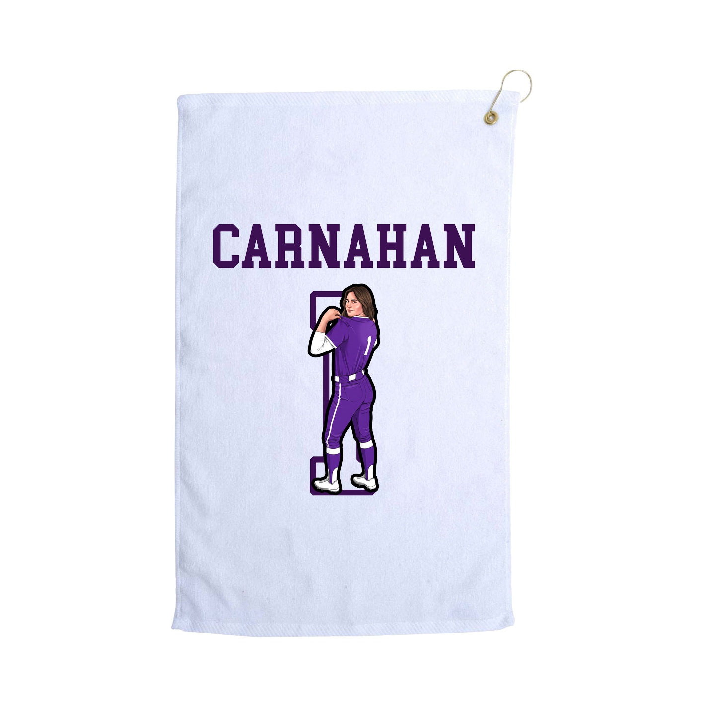 Golf Towel — Shirsey in White