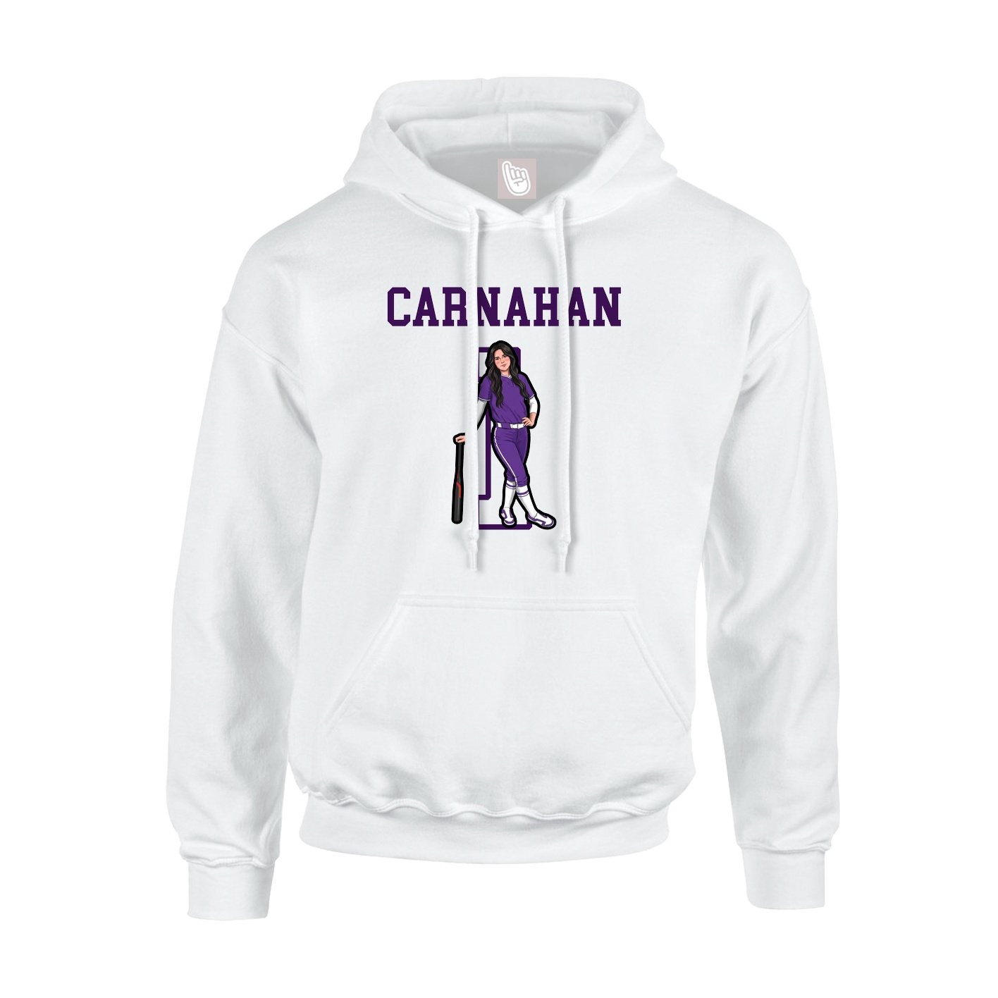 Hoodie — Shirsey in White