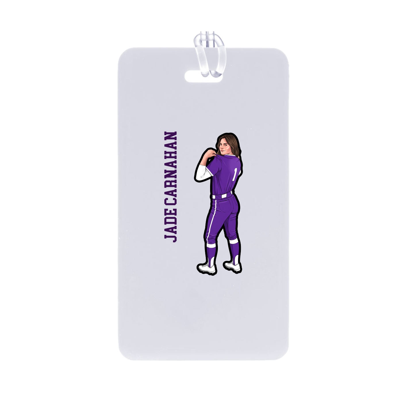 Bag Tag — Name Vertical in Classic