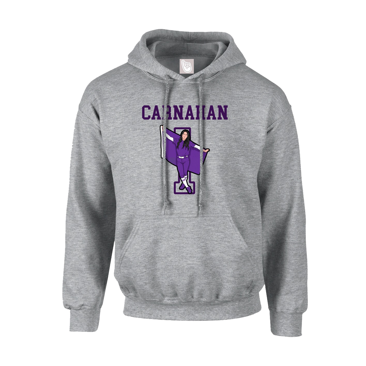 Hoodie — Shirsey in Grey