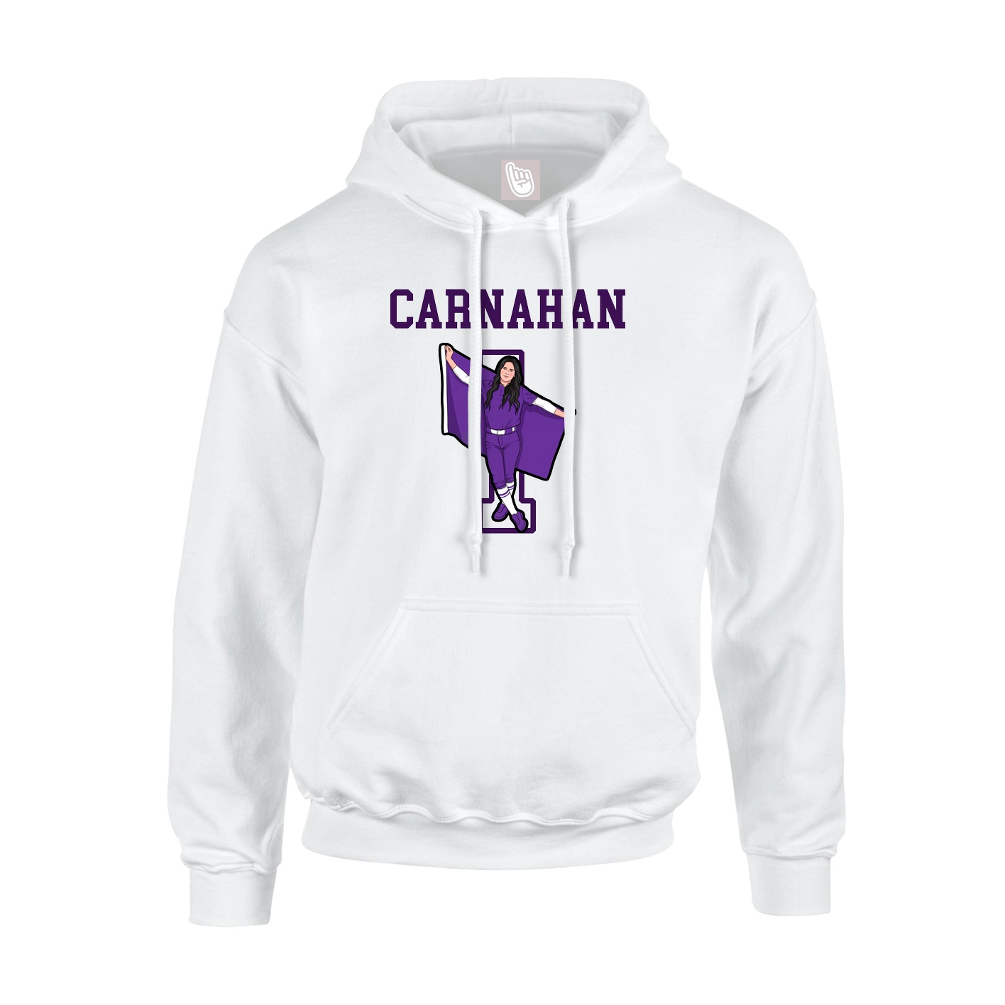 Youth Hoodie — Shirsey in White