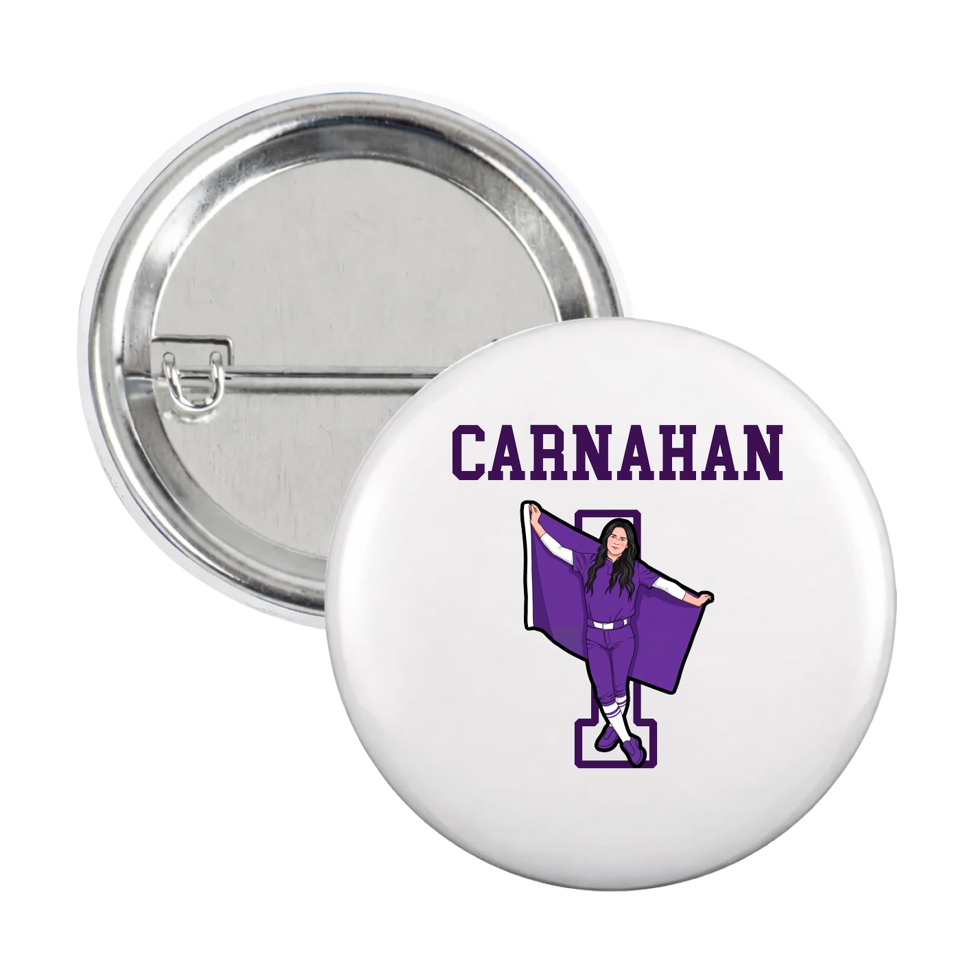 Game Day Button — Shirsey in White