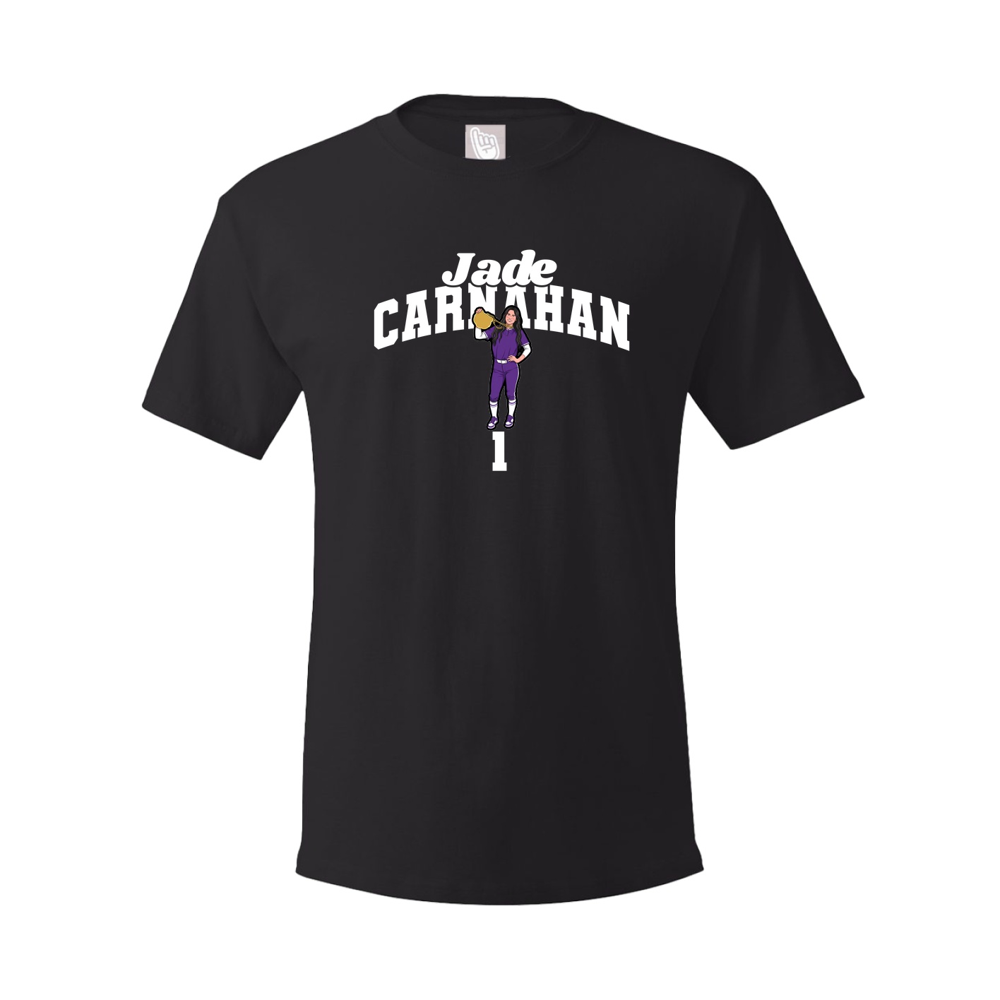 Youth Tee — Signature Arch in Black