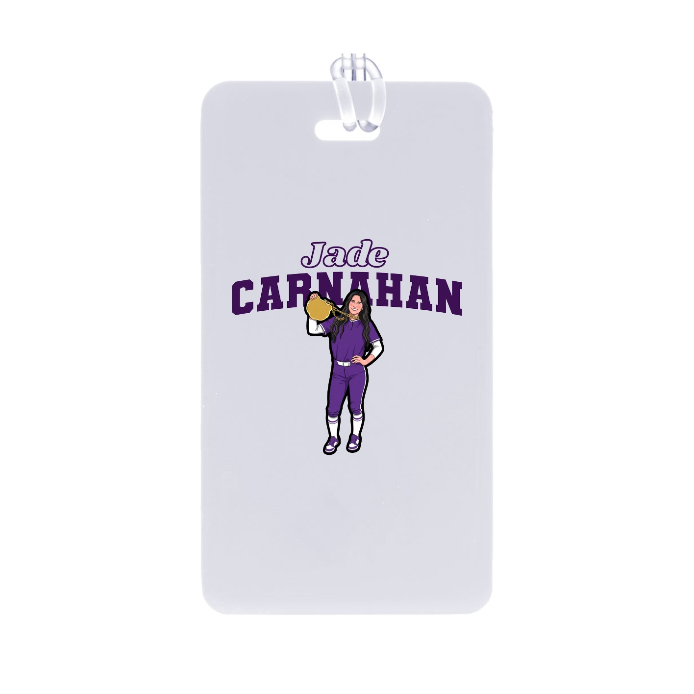 Bag Tag — Name Arch in Classic