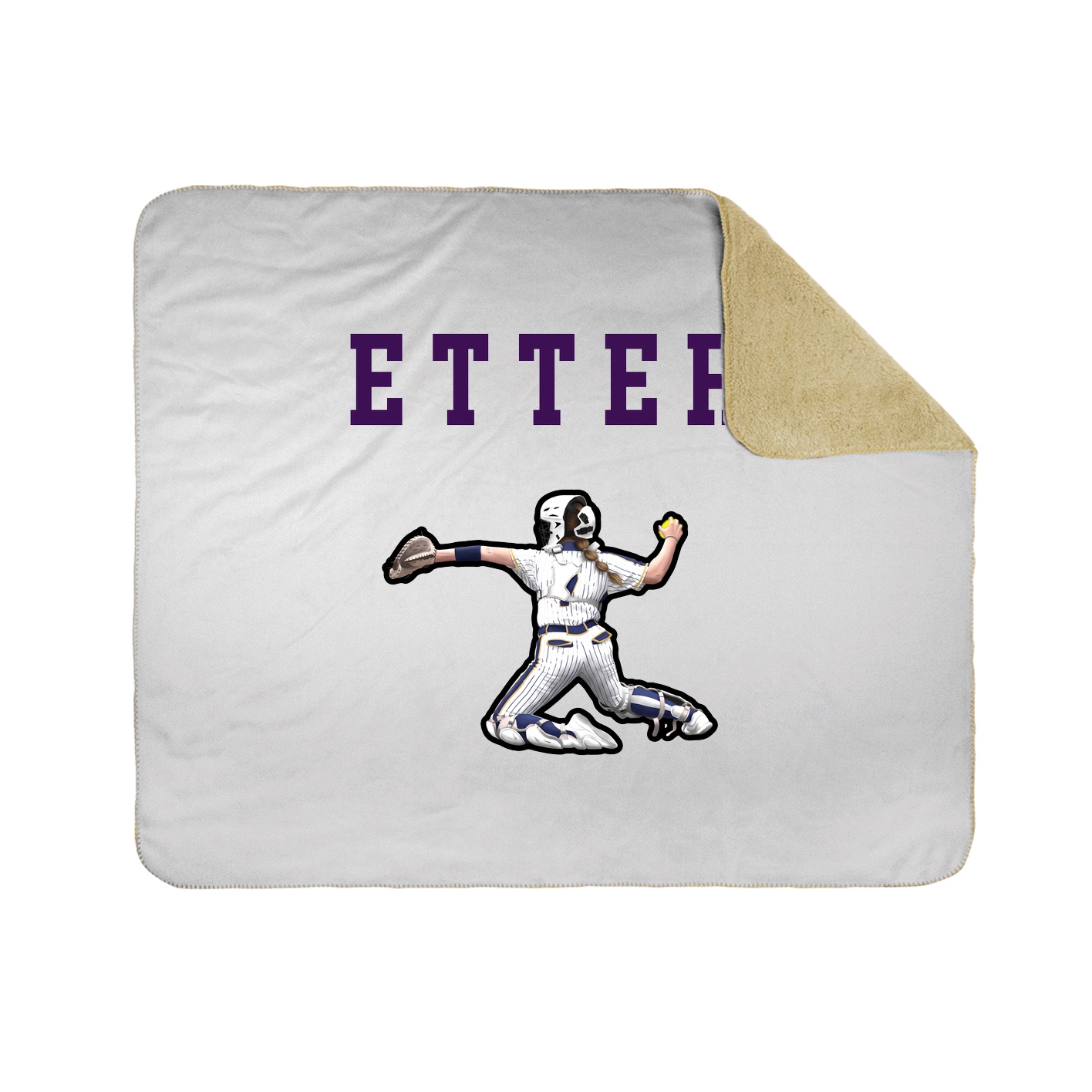 Throw Blanket — Shirsey in White