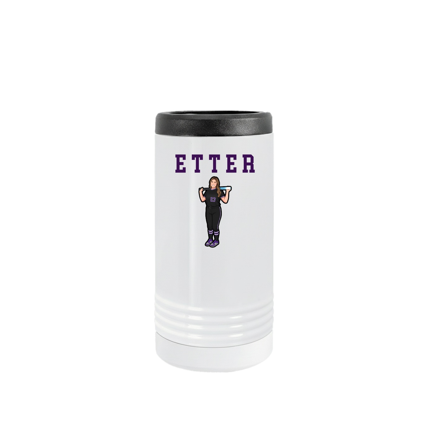 Slim Beverage Holder — Shirsey in White