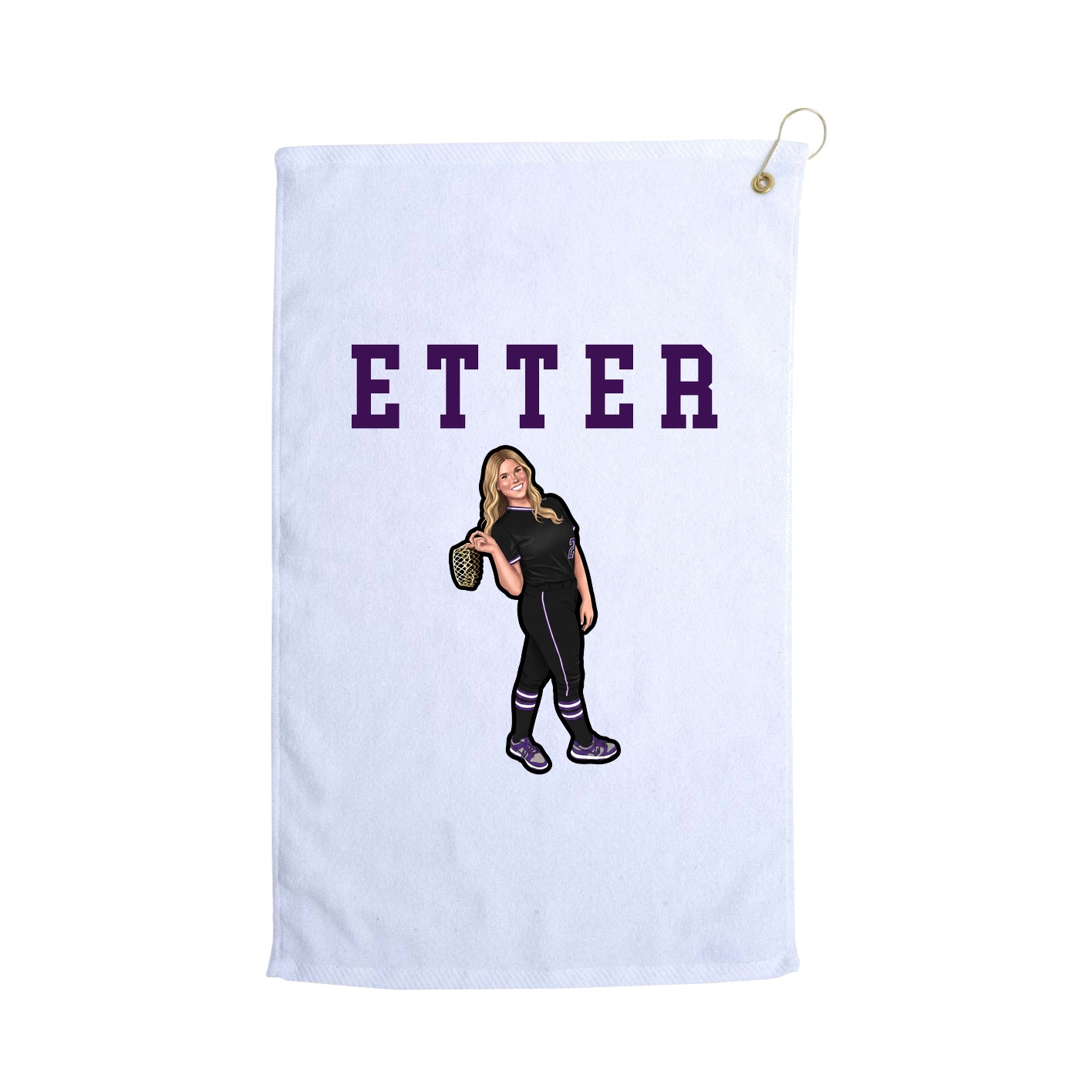 Golf Towel — Shirsey in White