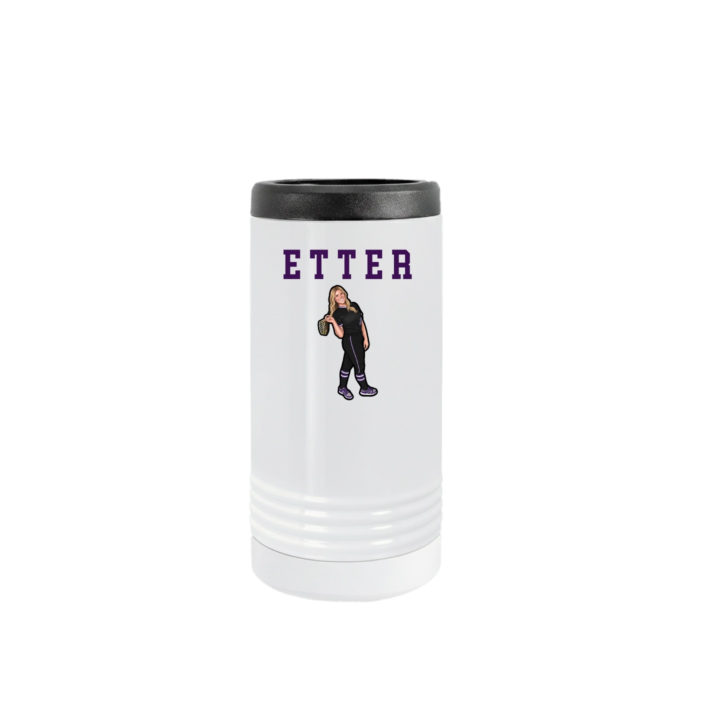 Slim Beverage Holder — Shirsey in White