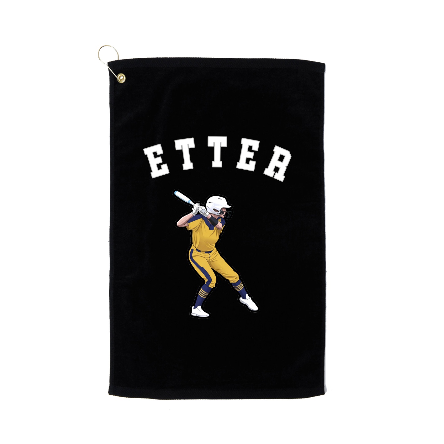 Golf Towel — Shirsey Arch in Black