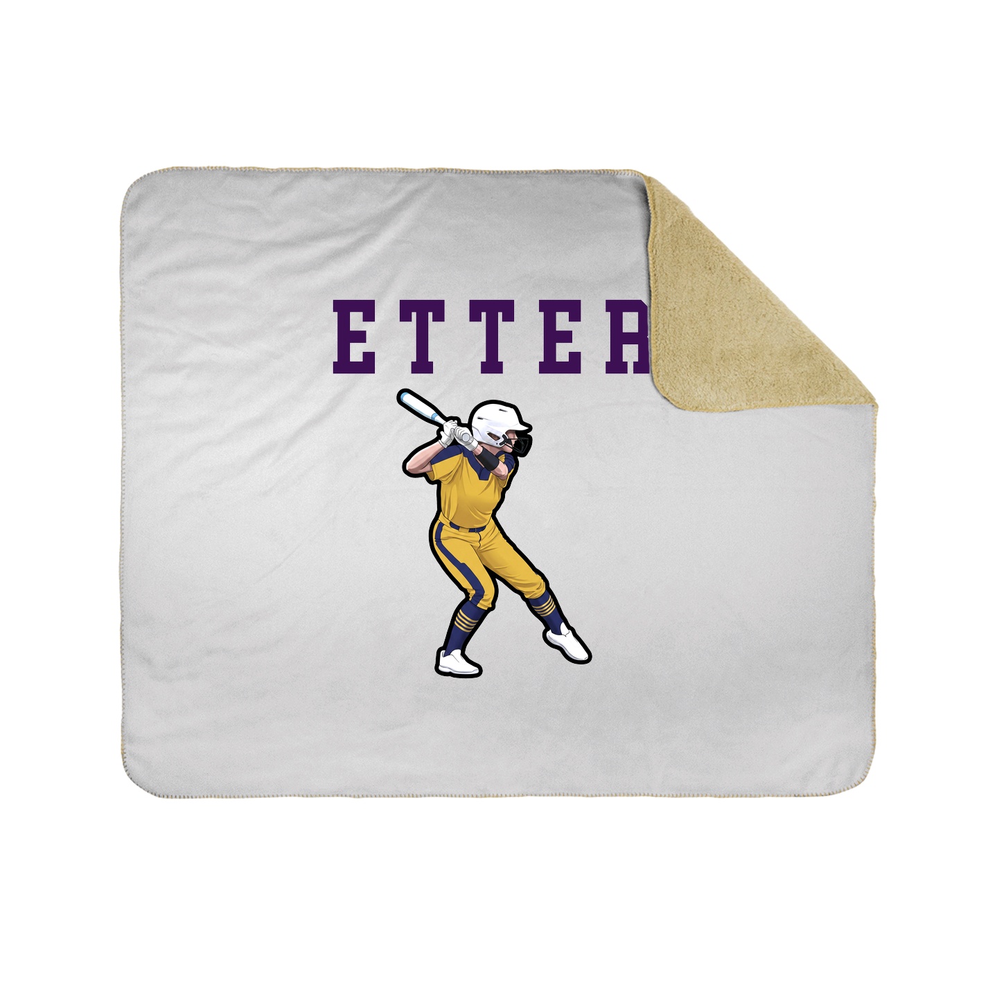 Throw Blanket — Shirsey in White