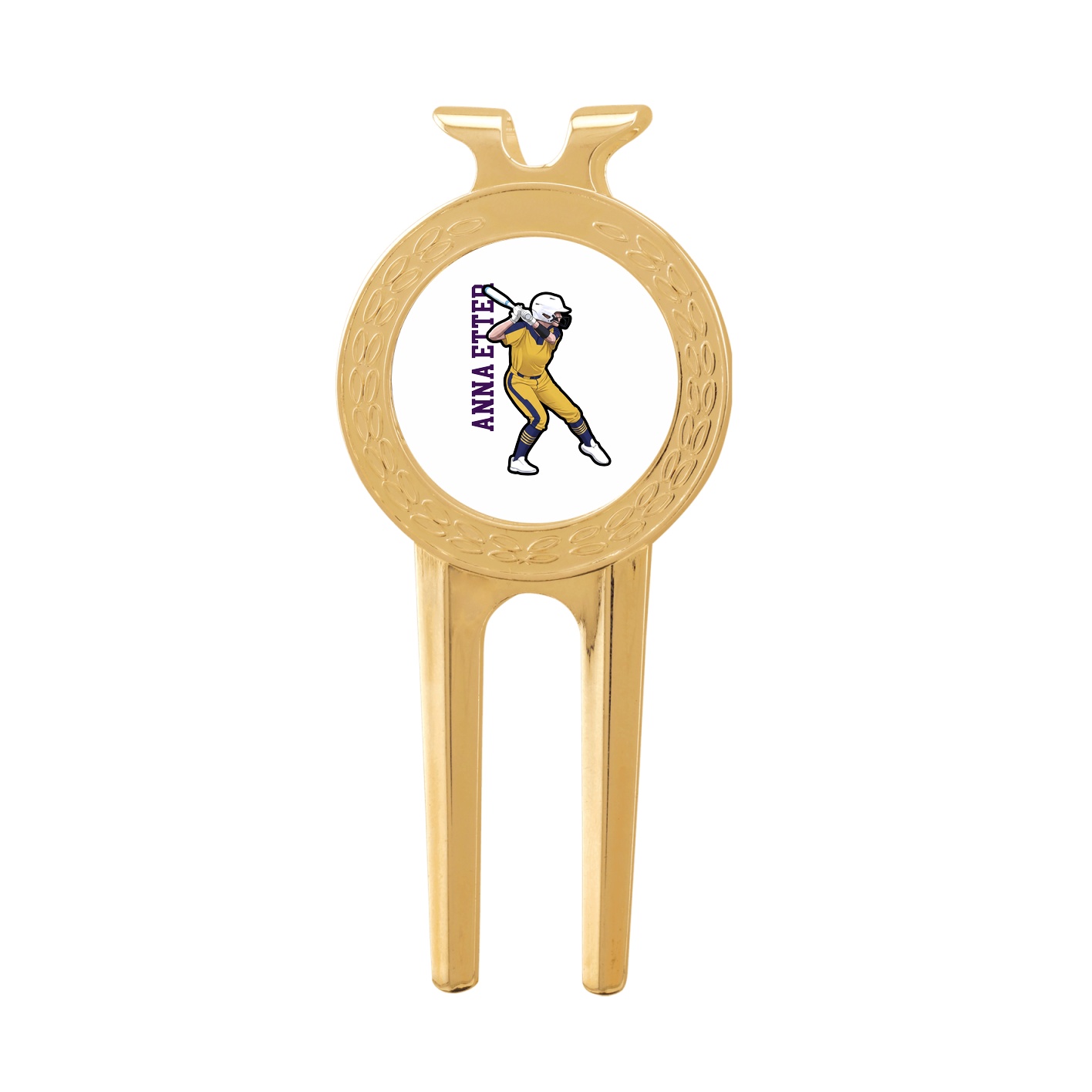 Divot Tool with Ball Marker — Name Vertical in Classic