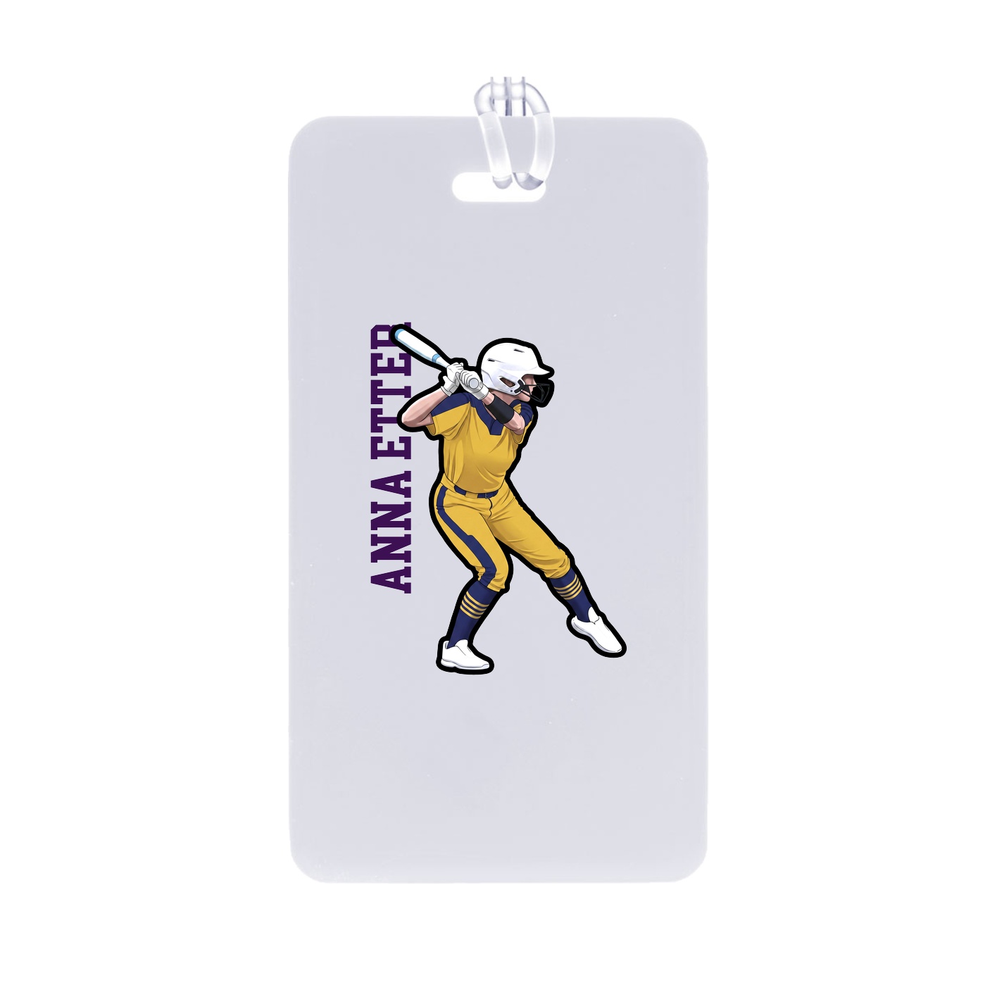 Bag Tag — Name Vertical in Classic