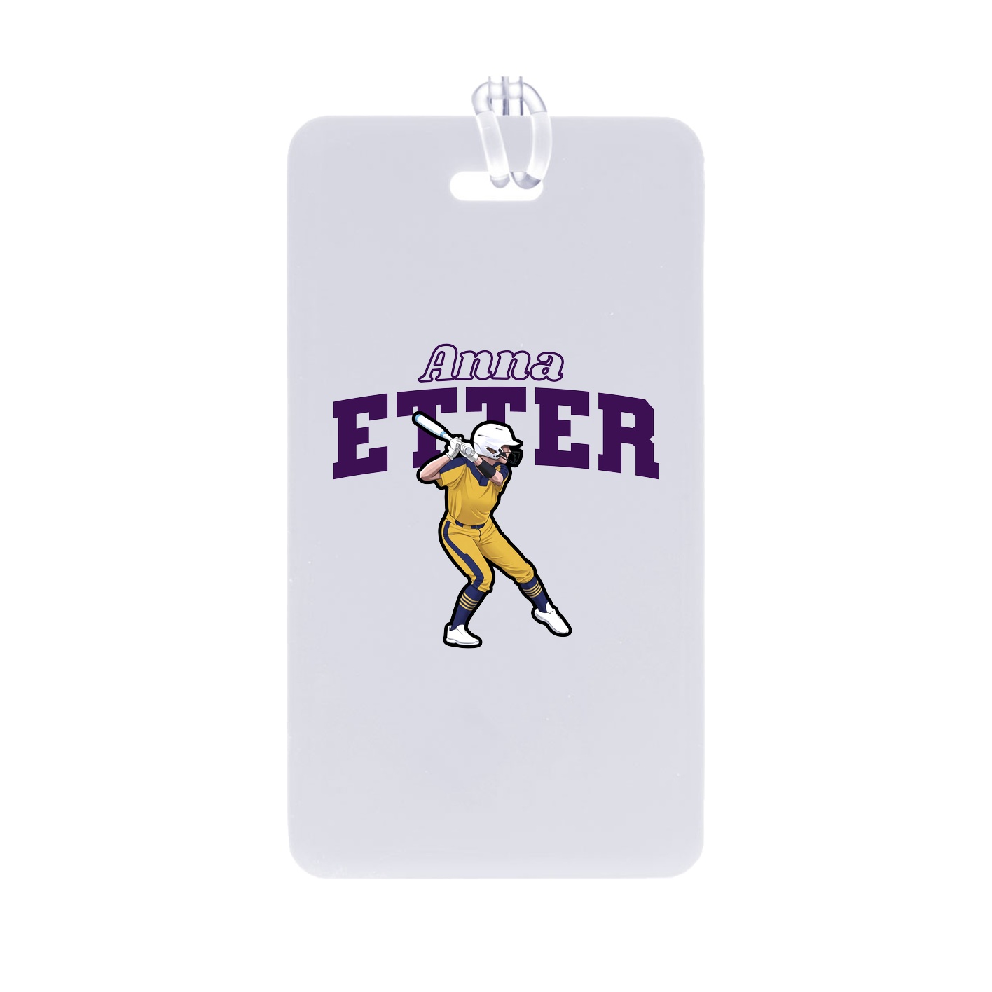 Bag Tag — Name Arch in Classic