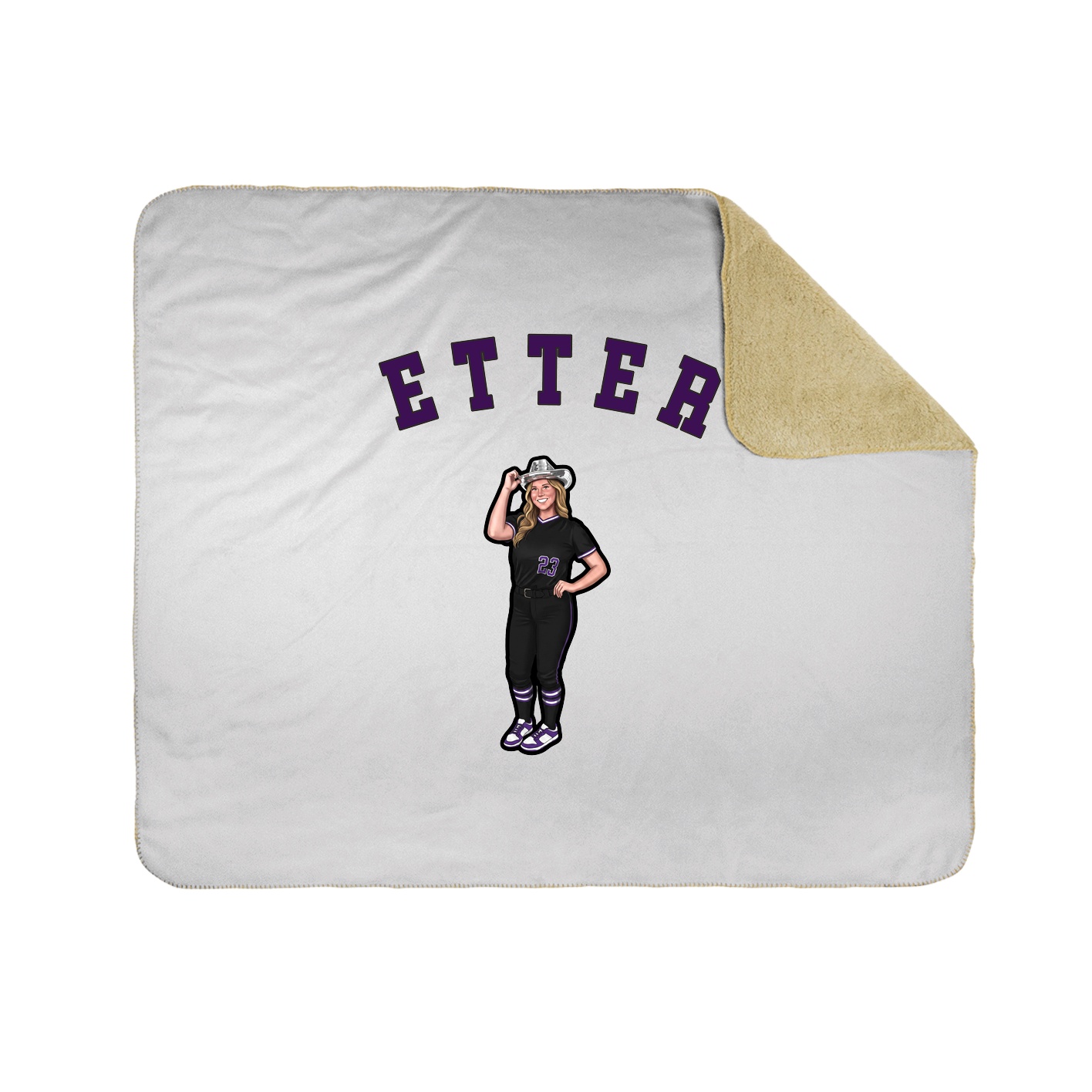 Throw Blanket — Shirsey Arch in White