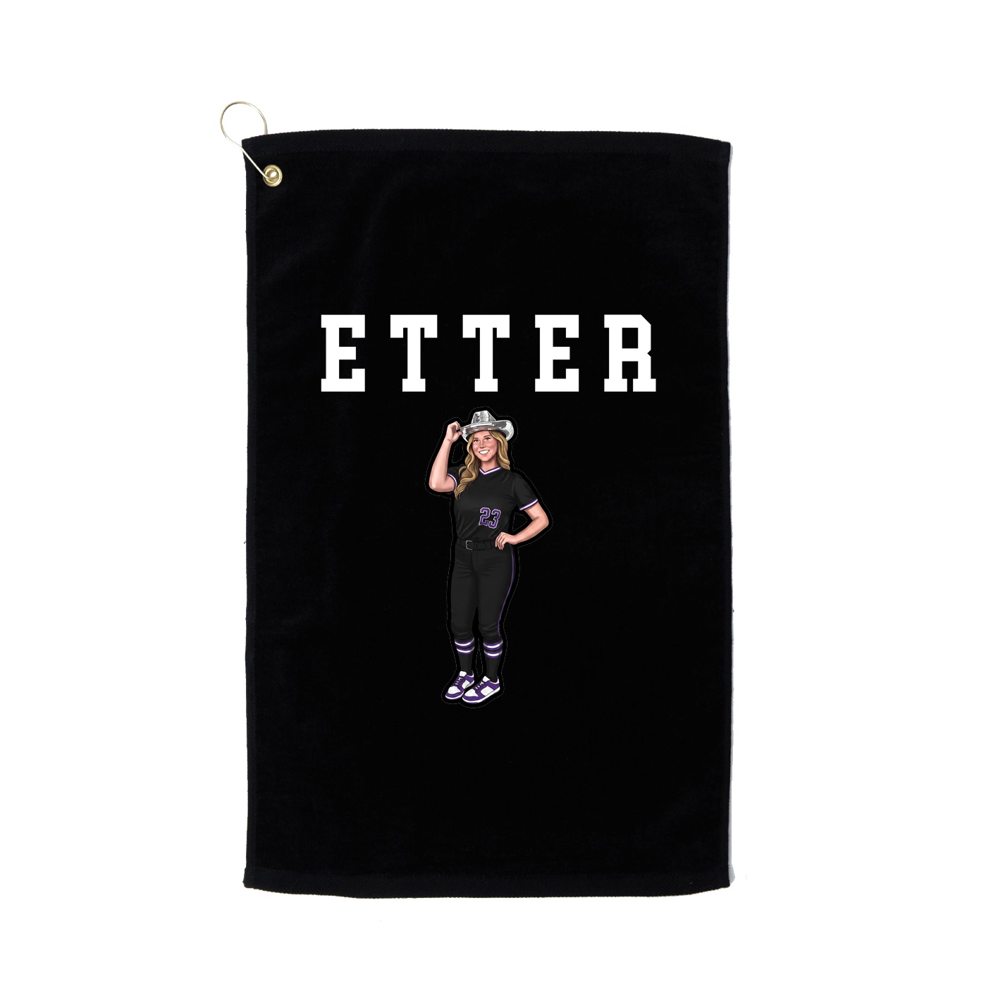 Golf Towel — Shirsey in Black