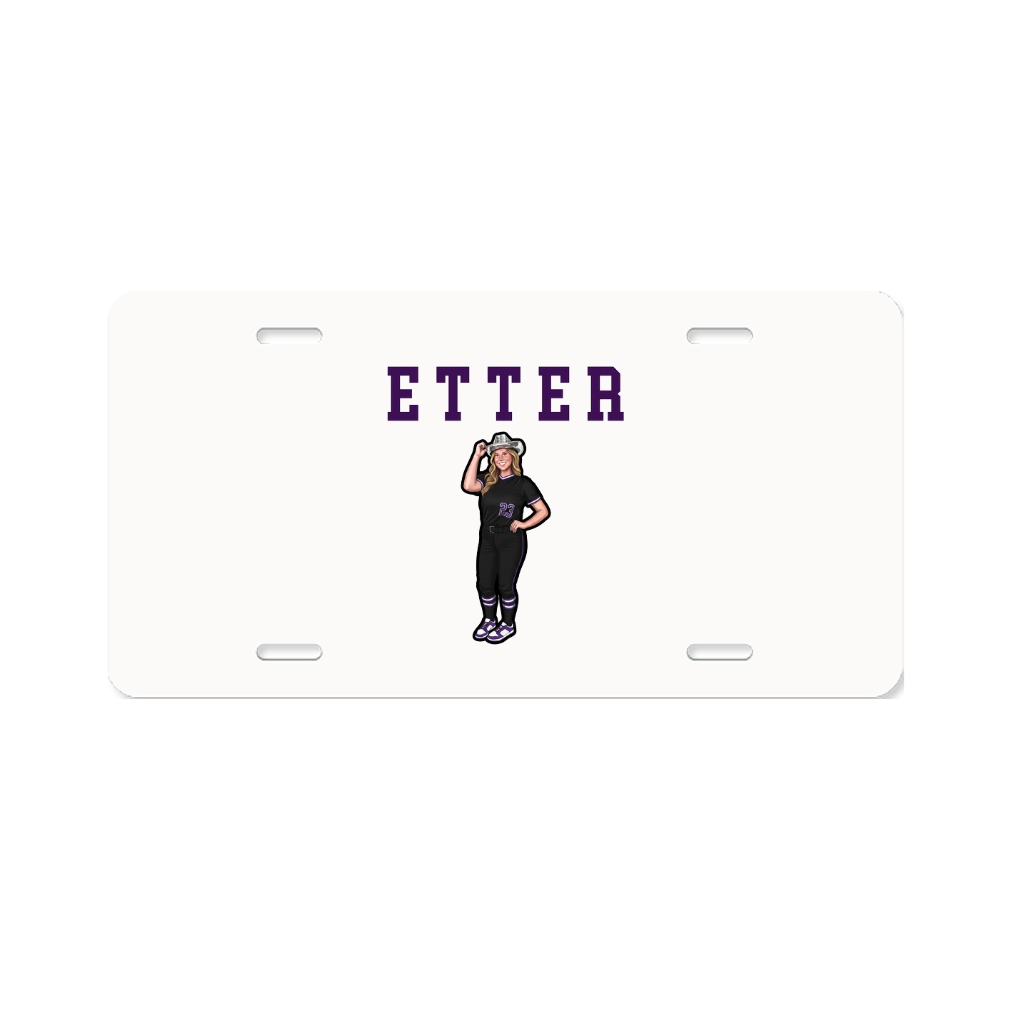 License Plate — Shirsey in Classic