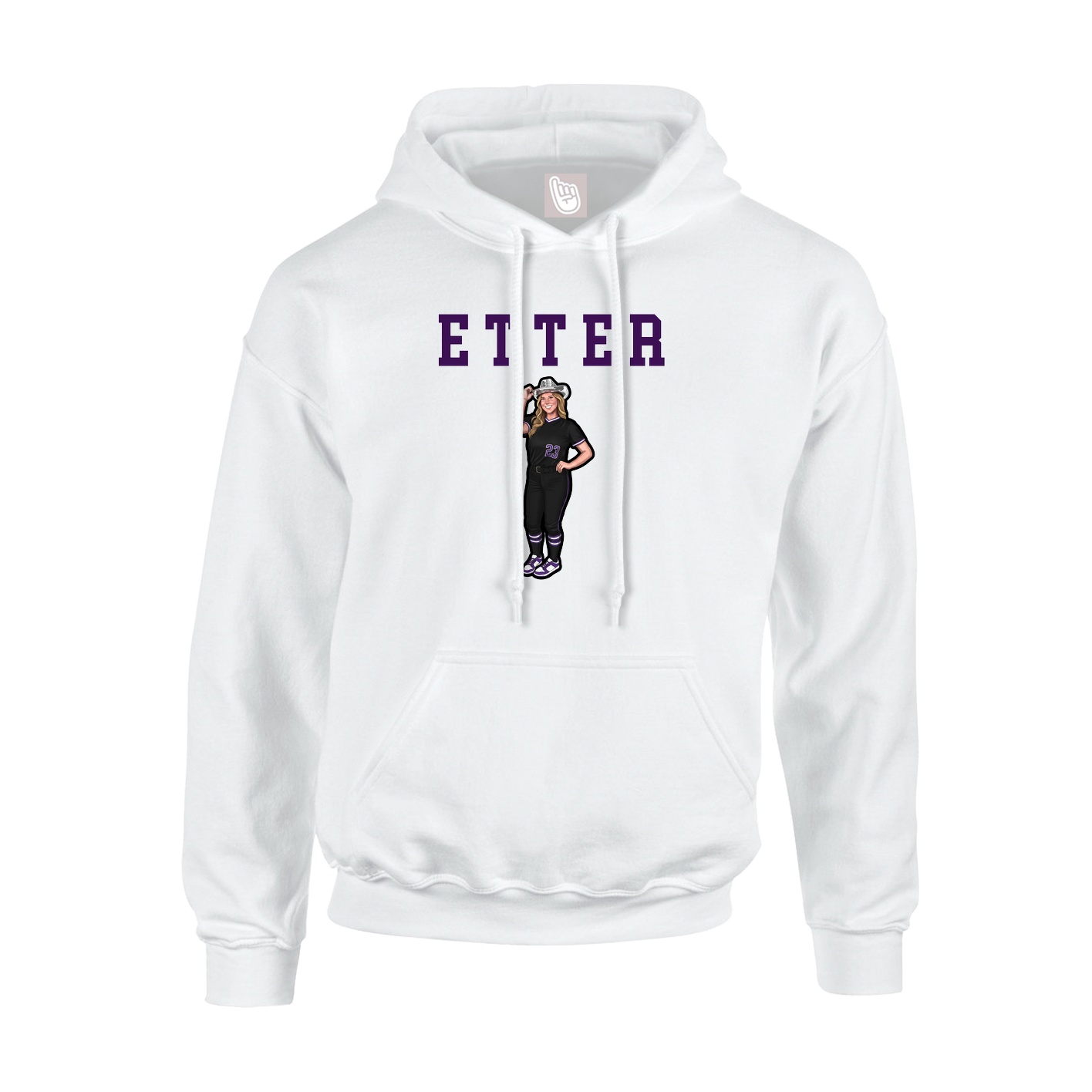 Youth Hoodie — Shirsey in White