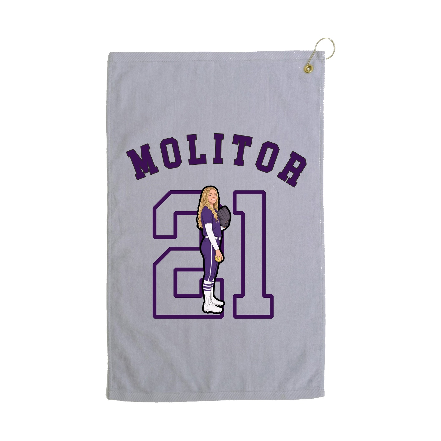 Golf Towel — Shirsey Arch in Grey