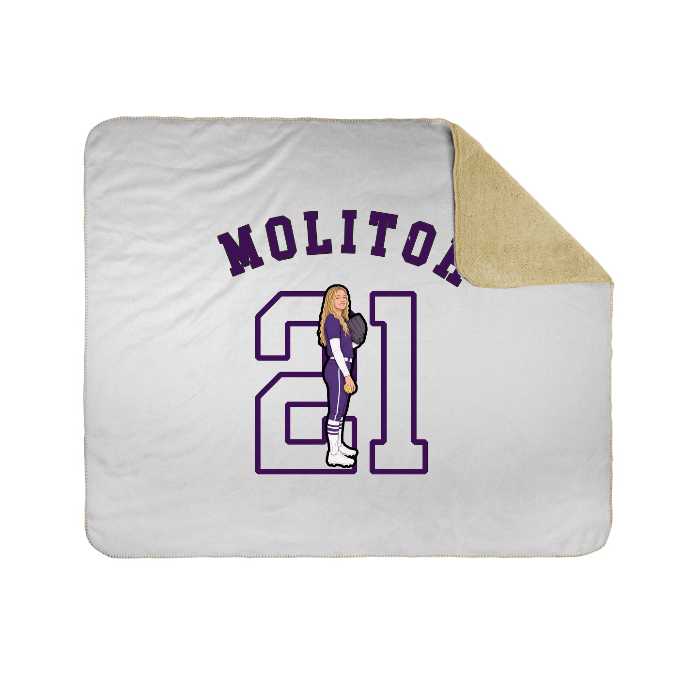Throw Blanket — Shirsey Arch in White