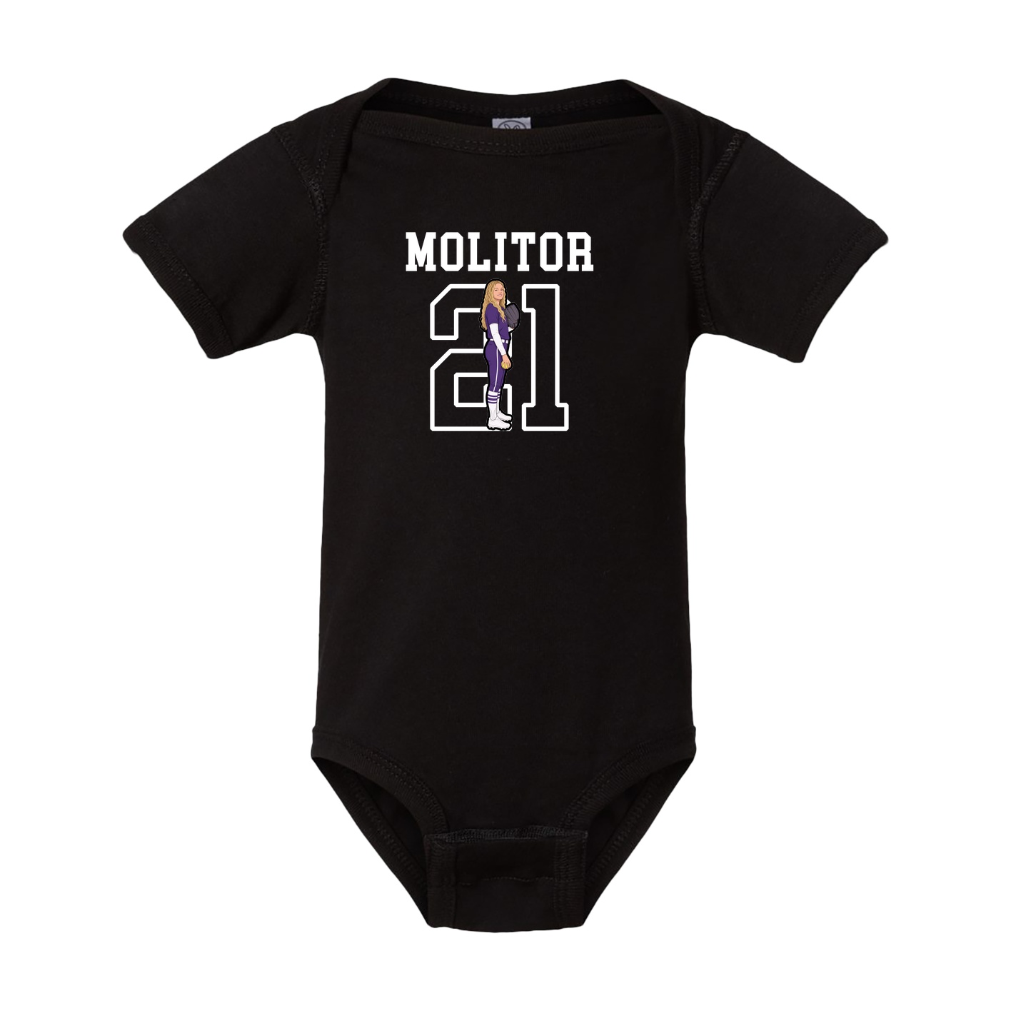 Baby Onesie — Shirsey in Black